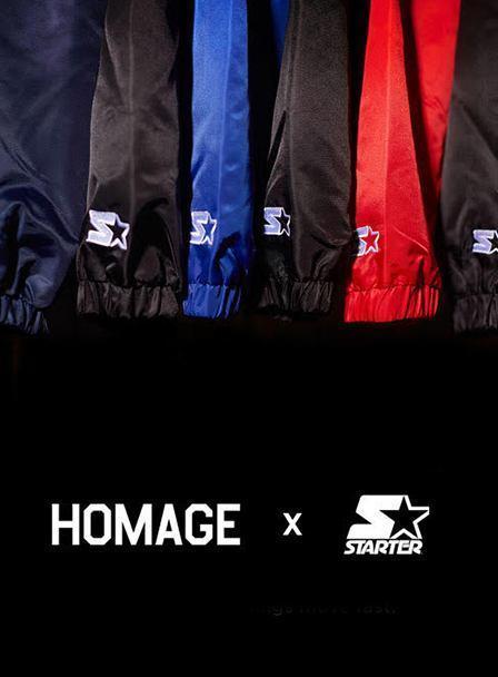 Homage x Starter Oilers Pullover Jacket from Homage. | Officially Licensed Vintage NFL Apparel from Homage Pro Shop.