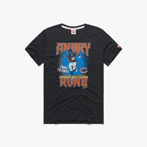 Angry Runs Bears D\'Onta Foreman | Retro GMF Kyle Brandt T-Shirt – HOMAGE