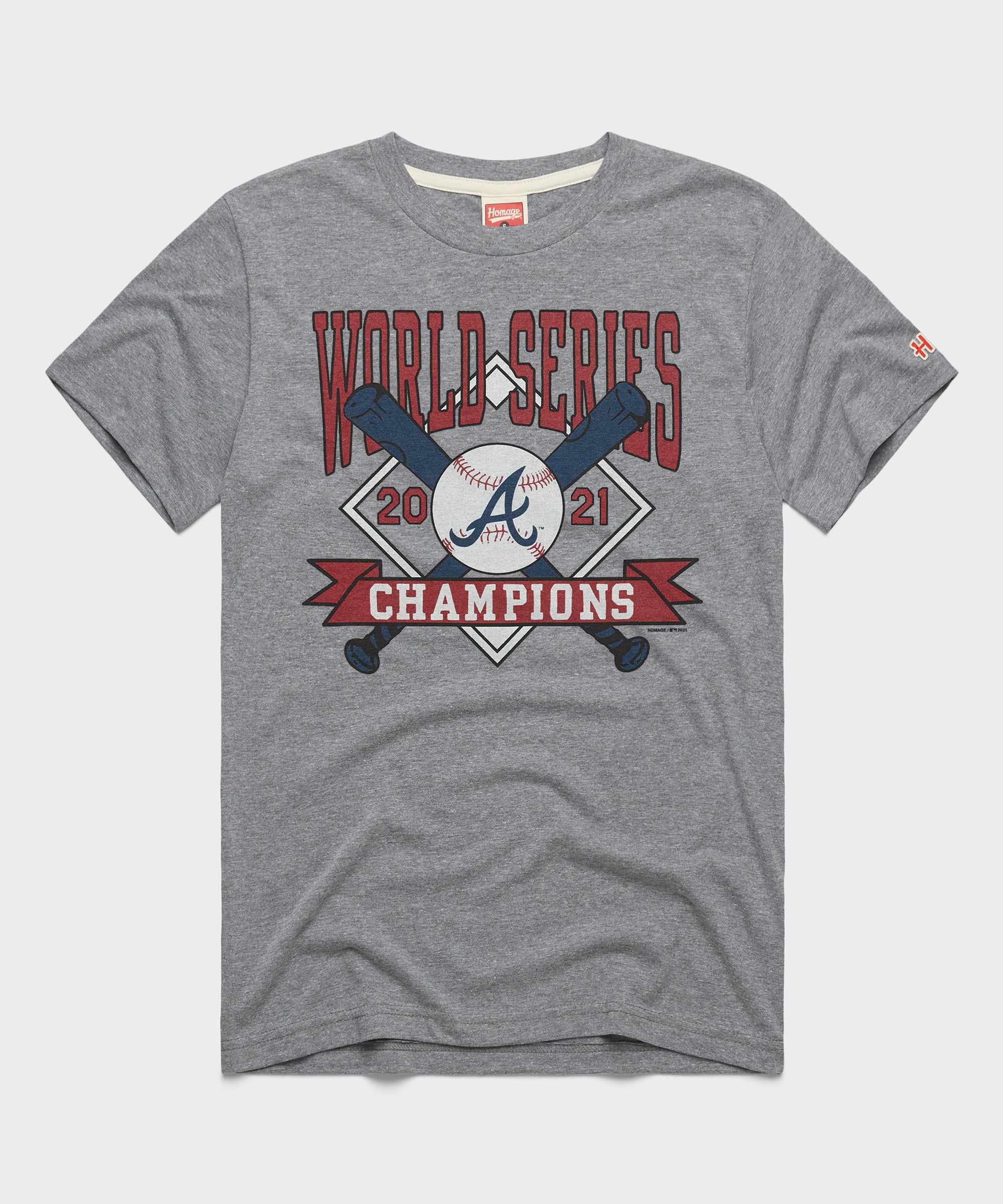 Atlanta Braves 2021 World Series Champions | Retro Braves Champs T