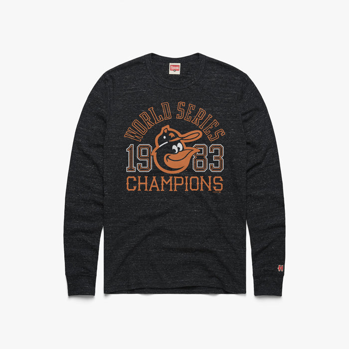 Baltimore Orioles 1983 World Series Champs Long Sleeve Tee