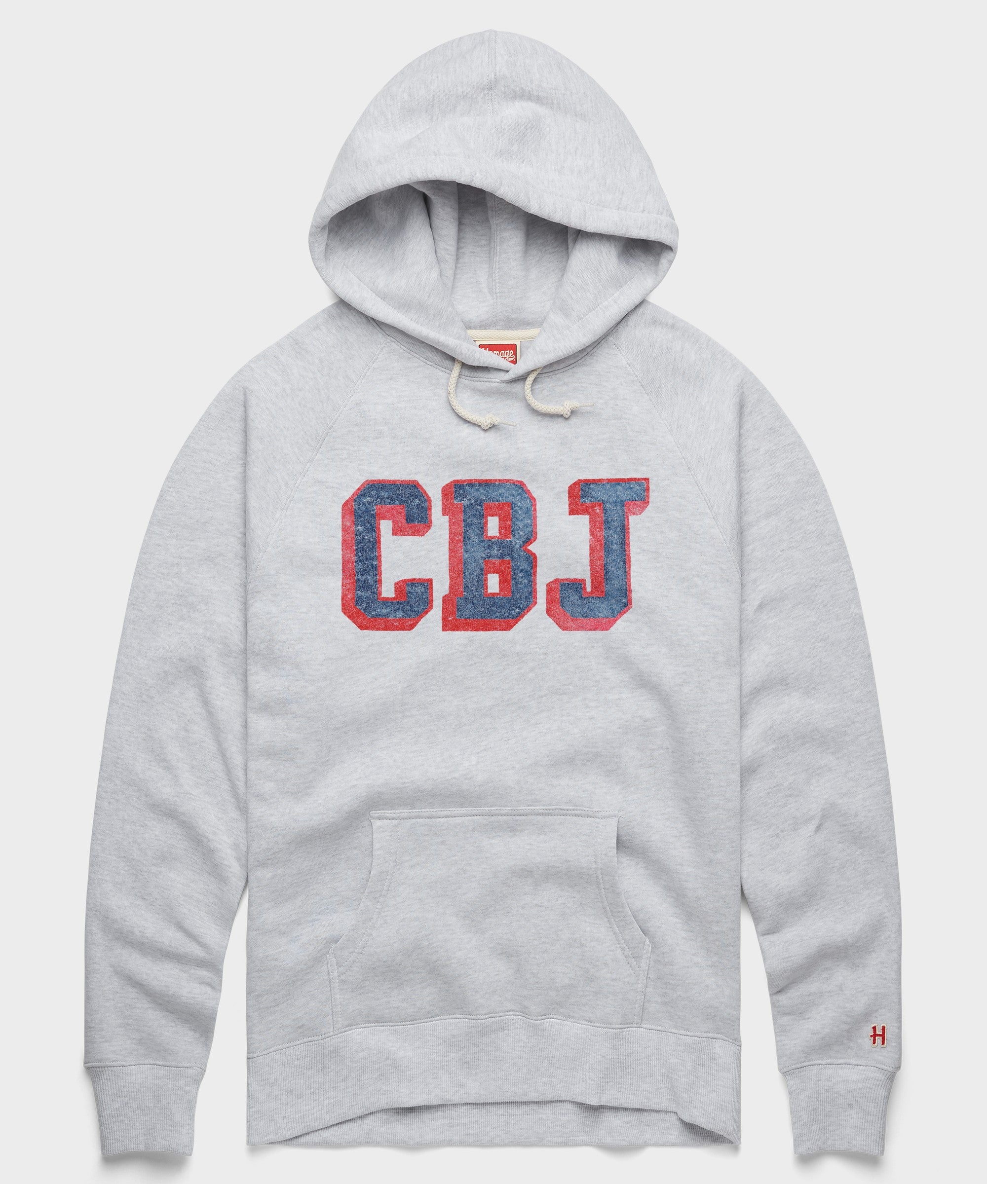 Block CBJ Hoodie Columbus Blue Jackets Retro Hockey Sweatshirt