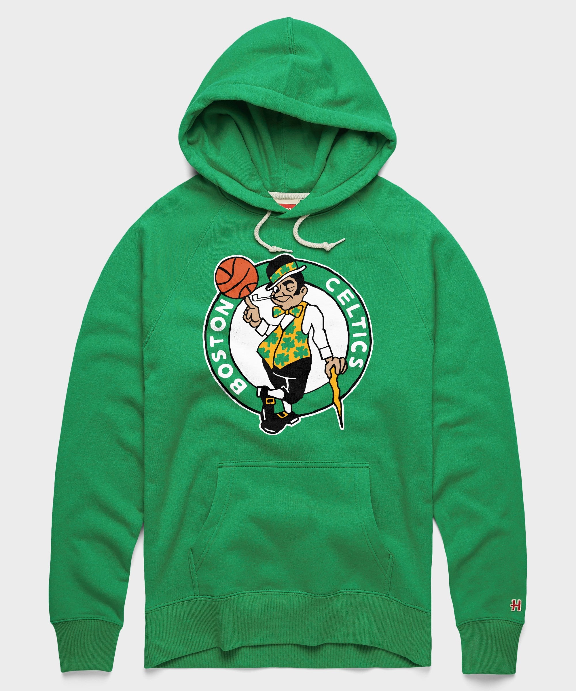 Boston Celtics Logo Hoodie from Homage. | Grey