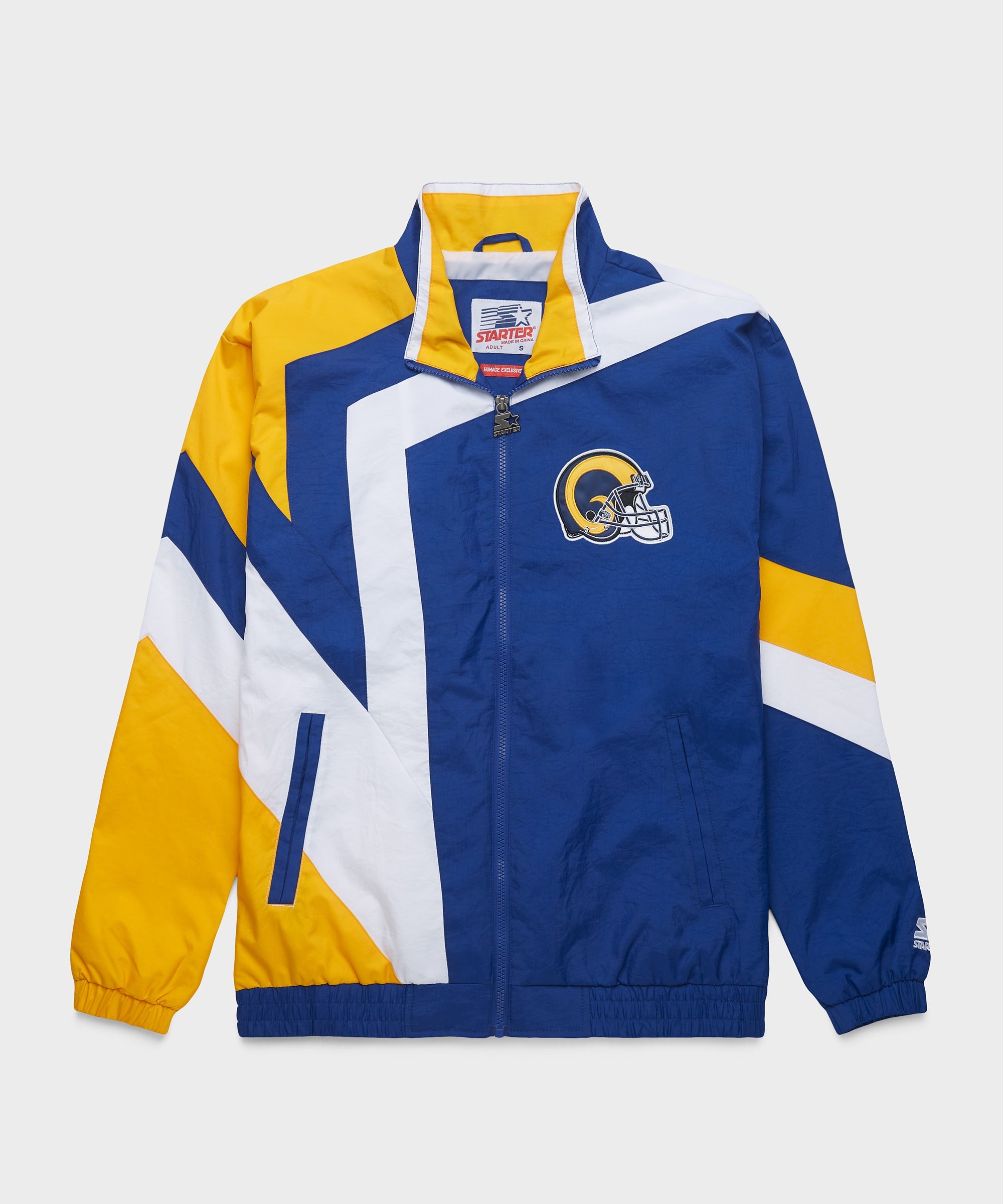 HOMAGE x Starter Rams Windbreaker | Retro NFL Jacket