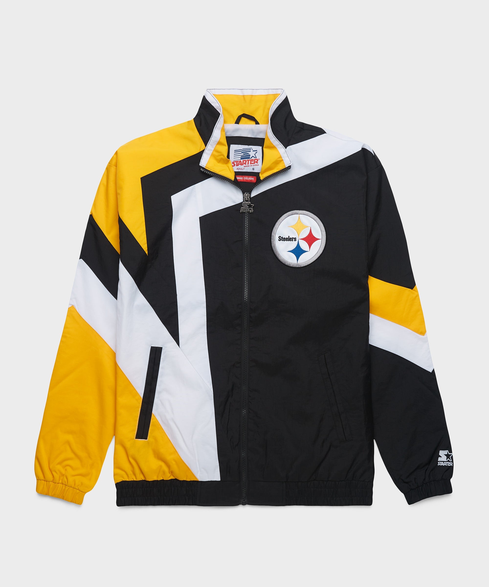 HOMAGE x Starter Steelers Windbreaker | Retro NFL Jacket