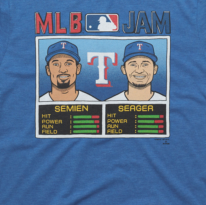 MLB Jam Rangers Semien and Seager