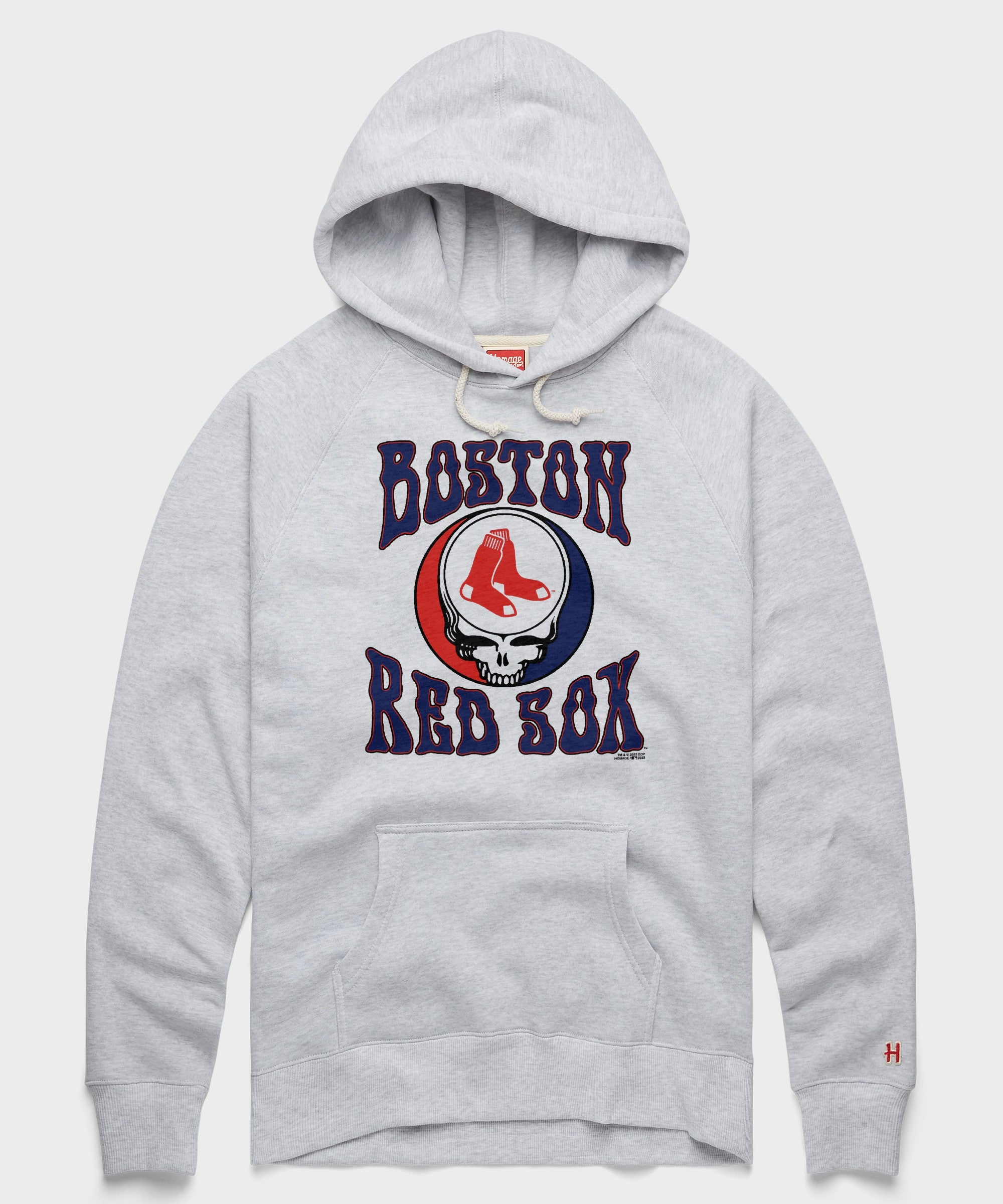 MLB x Grateful Dead x Red Sox Hoodie | Retro Boston Red Sox Hoodie