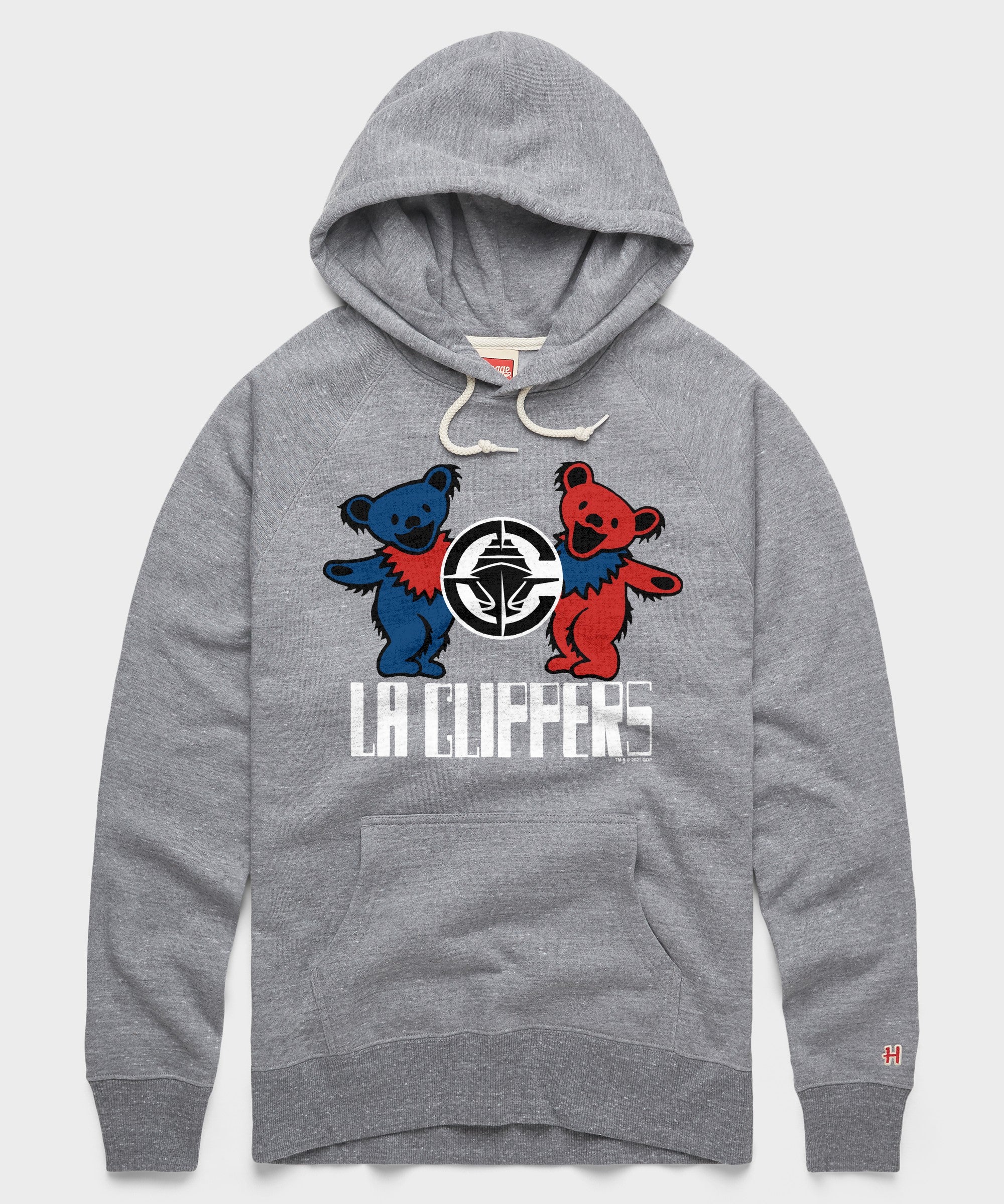 NBA x Grateful Dead x Clippers Hoodie | Men's LA Clippers Hoodie