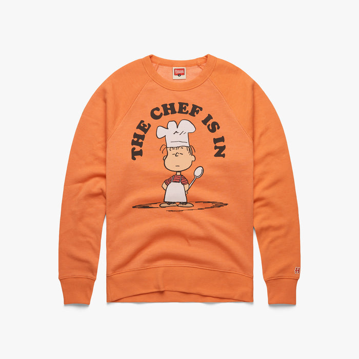 Peanuts Linus The Chef Is In Crewneck