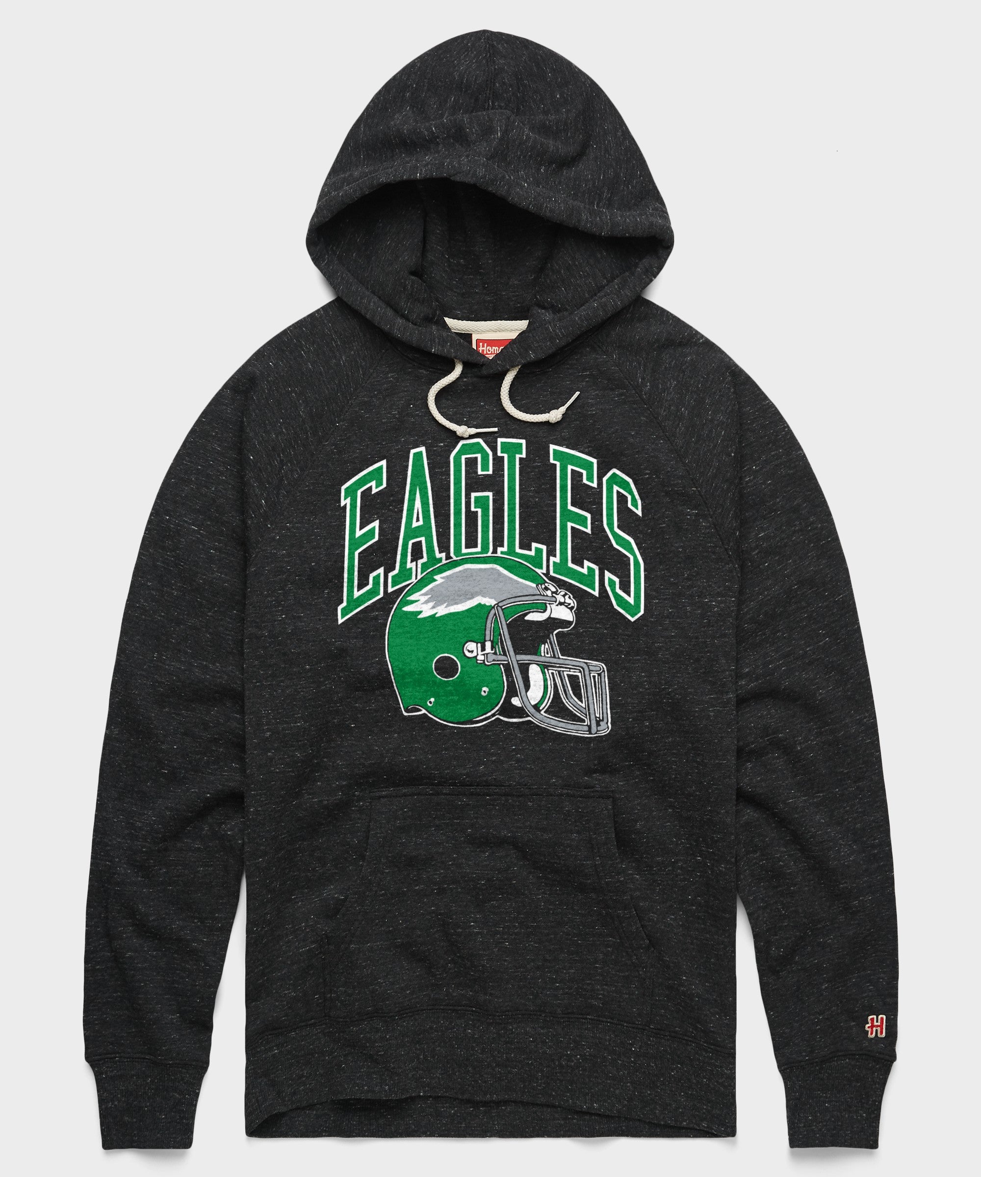 NFL EAGLES 3段ロゴプリントパーカー ×ヴィンテージ バイカラーベスト Philadelphia Eagles Helmet Retro Hoodie | Retro Philly Eagles