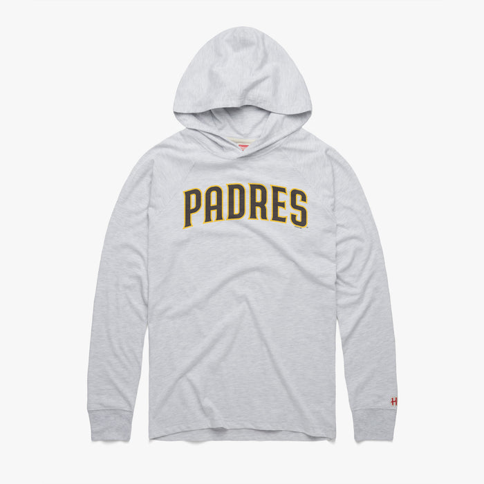 San Diego Padres Jersey Logo Lightweight Hoodie