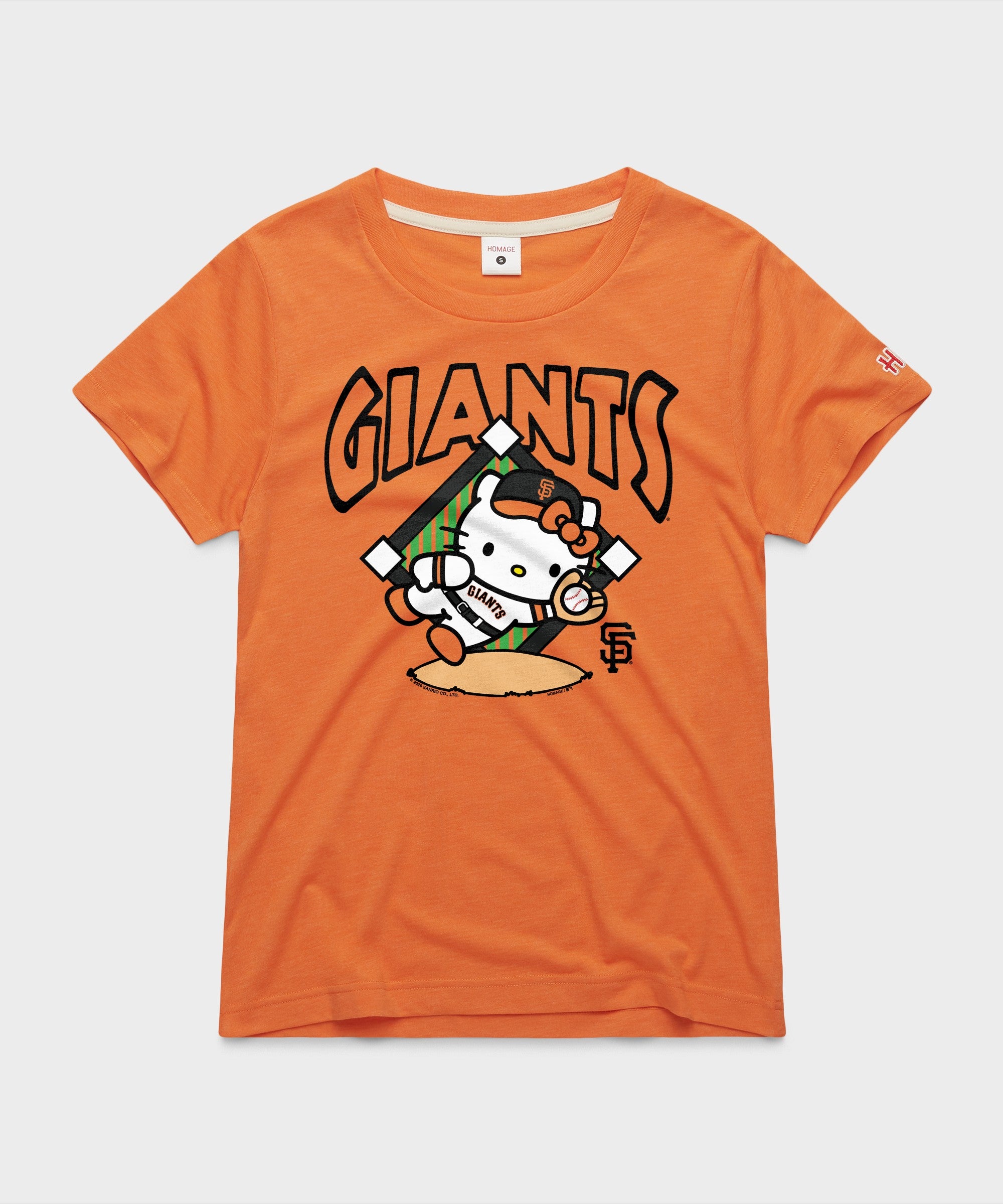 XL サンフランシスコ・ジャイアンツ ハローキティ コラボ レプリカユニフォーム Women's Hello Kitty x San Francisco Giants Catch HOMAGE Hoodie