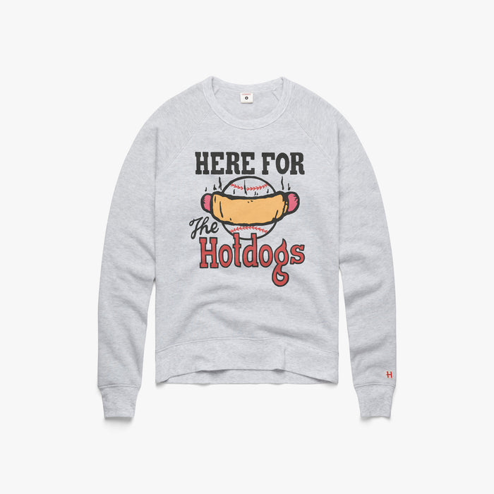 Women's Here For The Hotdogs Crewneck
