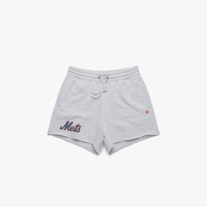 Women's New York Mets Jersey Logo Sweat Shorts