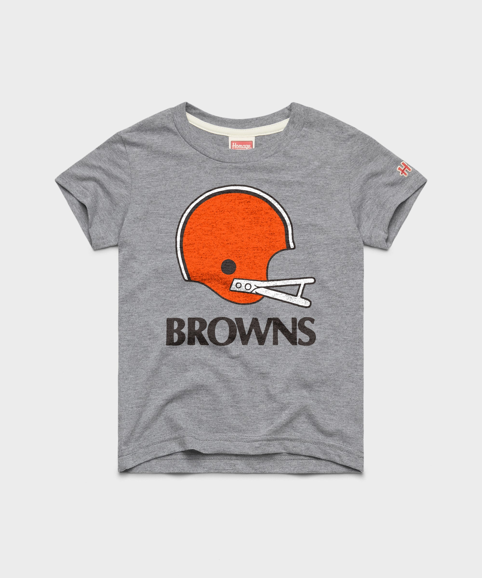 Youth Cleveland Browns Big Helmet Youth T-Shirt from Homage