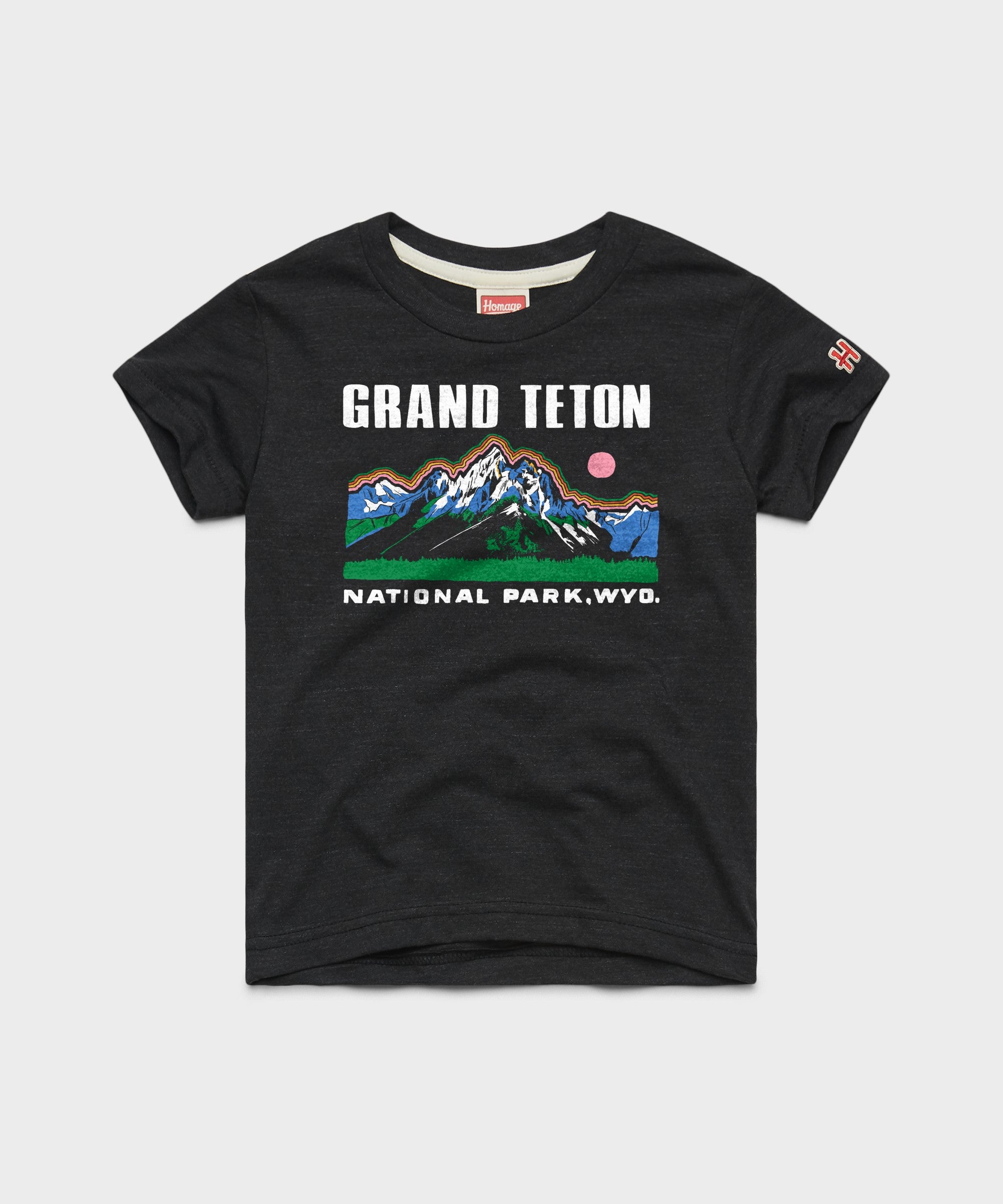 Youth Grand Teton National Park | Kids Retro Park T-Shirt – HOMAGE