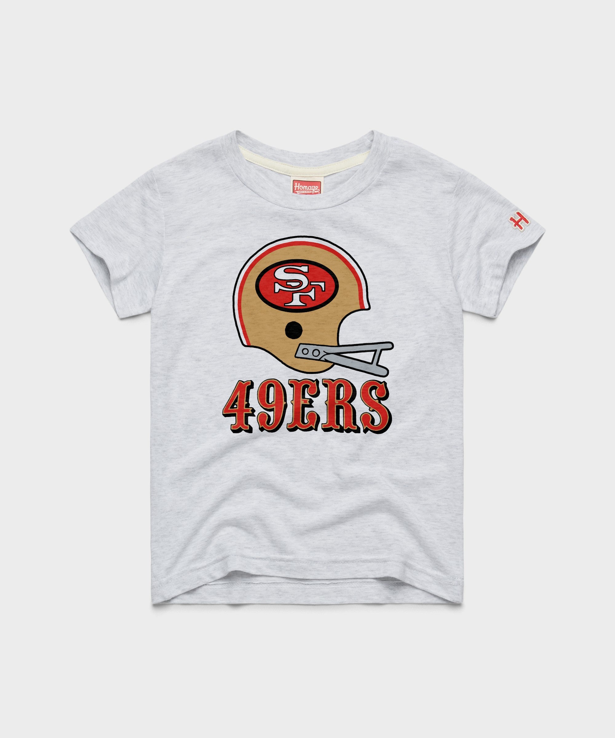 Youth San Francisco 49ers Big Helmet Youth T-Shirt from Homage
