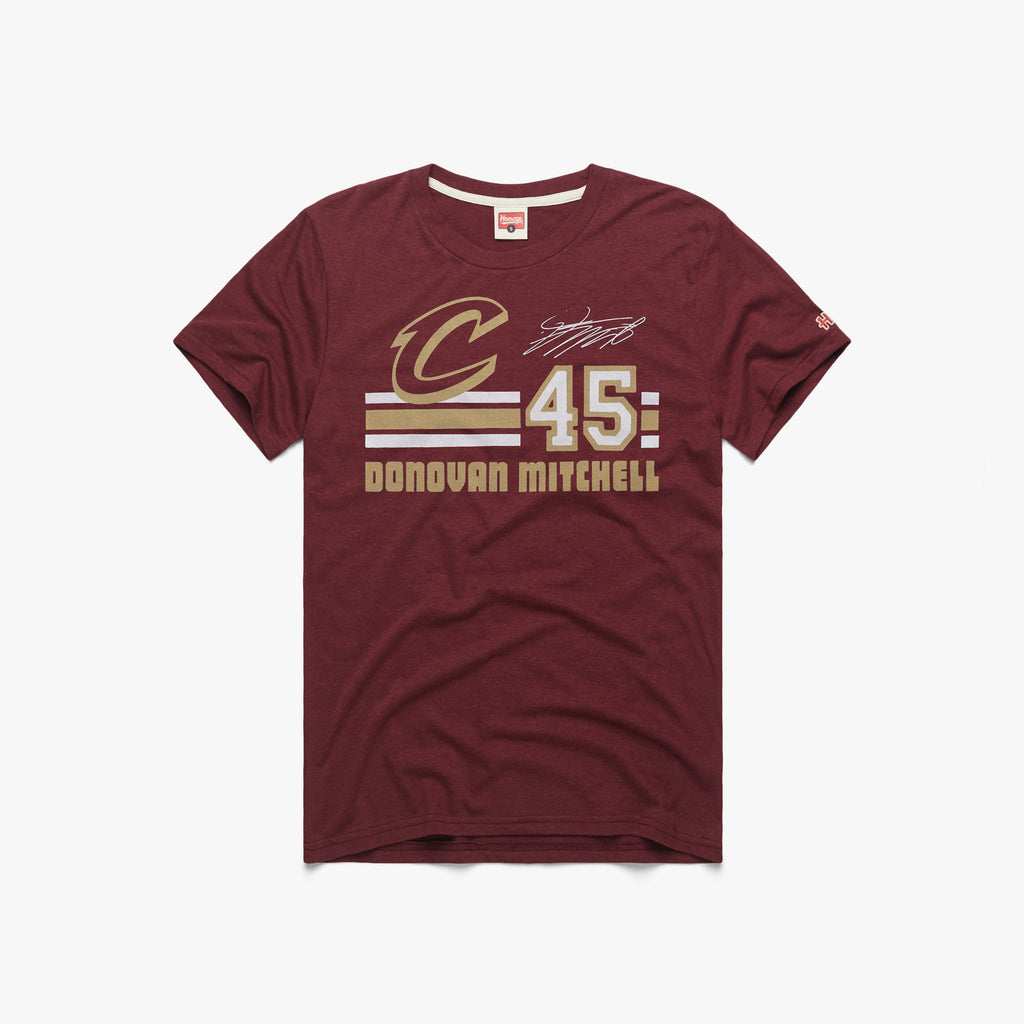 Cavs Donovan Mitchell Signature Jersey  Retro Cleveland Cavs T-Shirt –  HOMAGE