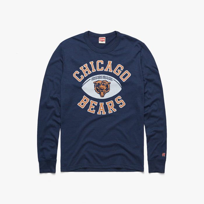 Chicago Bears Pigskin Long Sleeve Tee