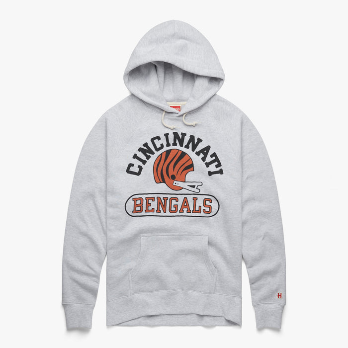 Cincinnati Bengals Throwback Helmet Hoodie