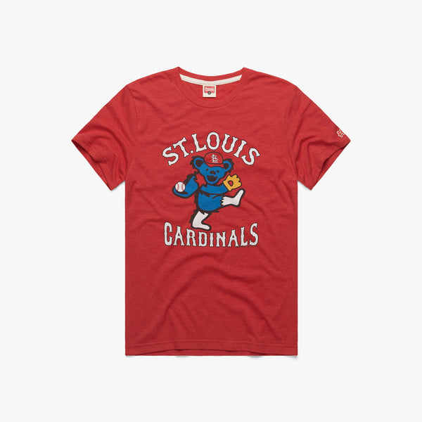 Lids St. Louis Cardinals Homage Grateful Dead Tri-Blend T-Shirt