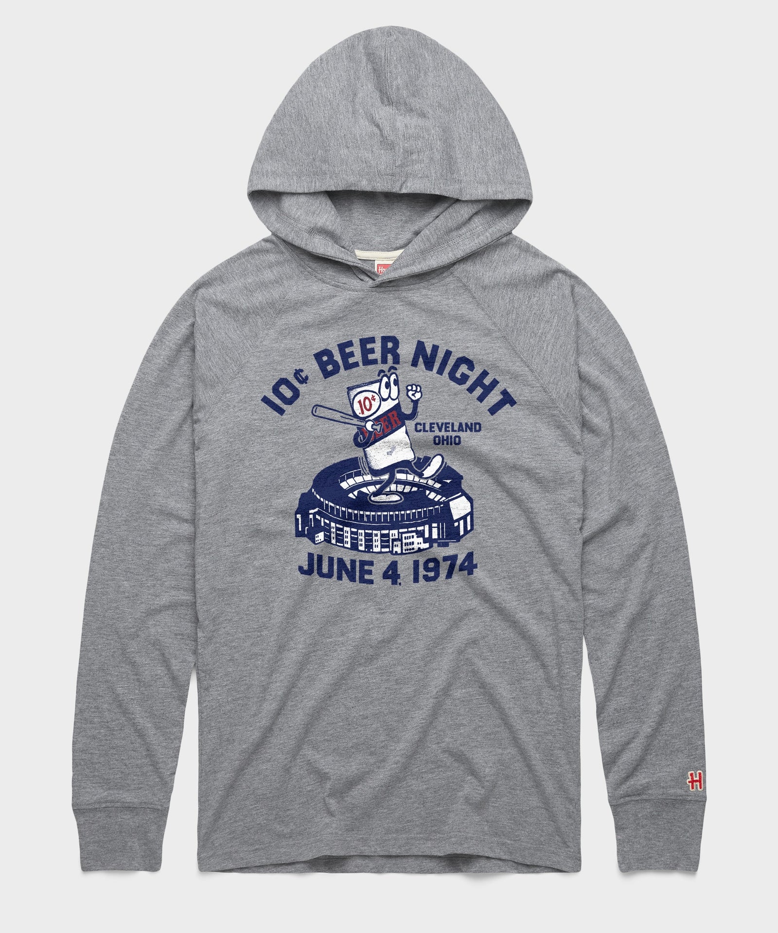 10 Cent Beer Night Cleveland Ohio Lightweight Hoodie