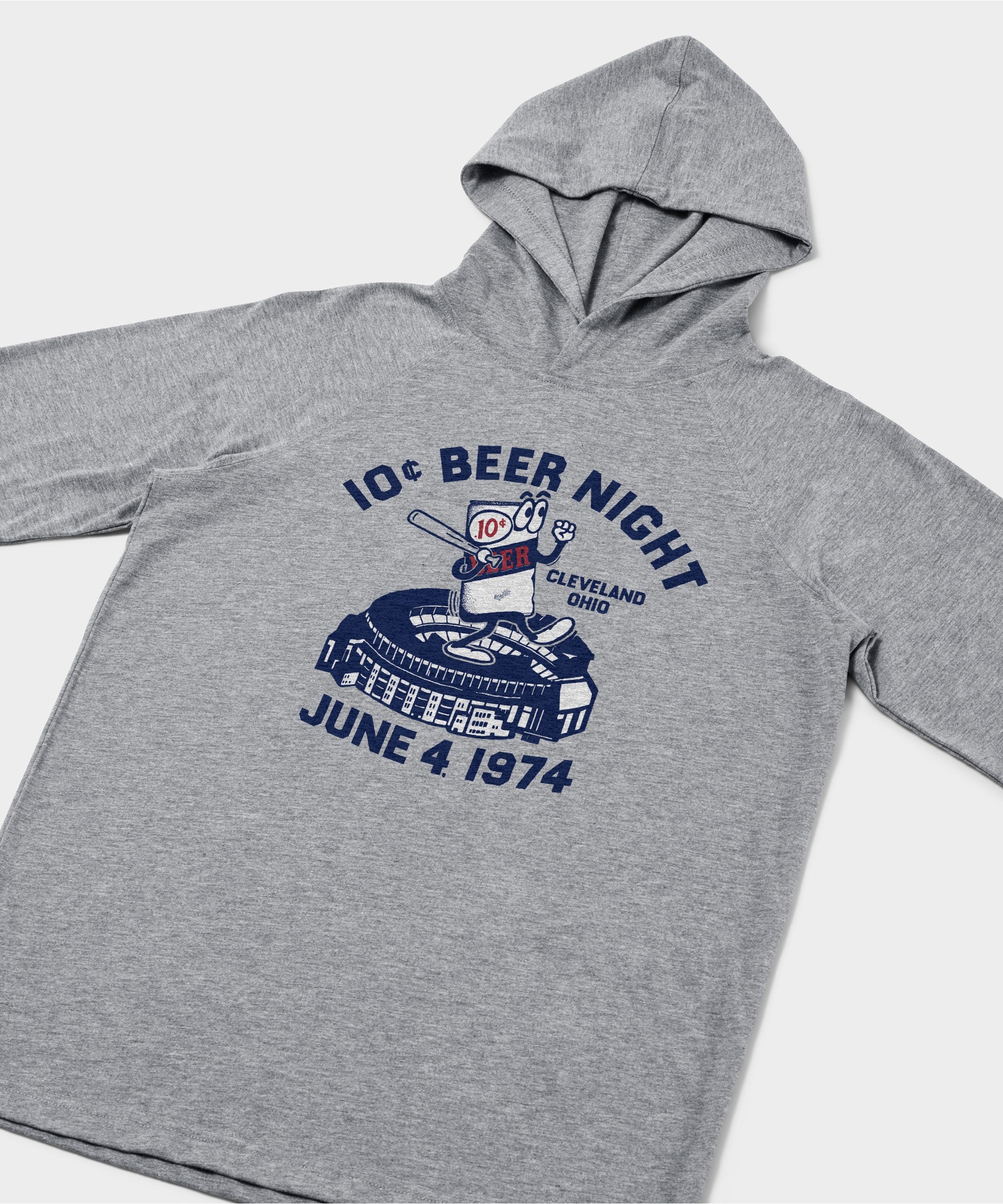 10 Cent Beer Night Cleveland Ohio Lightweight Hoodie