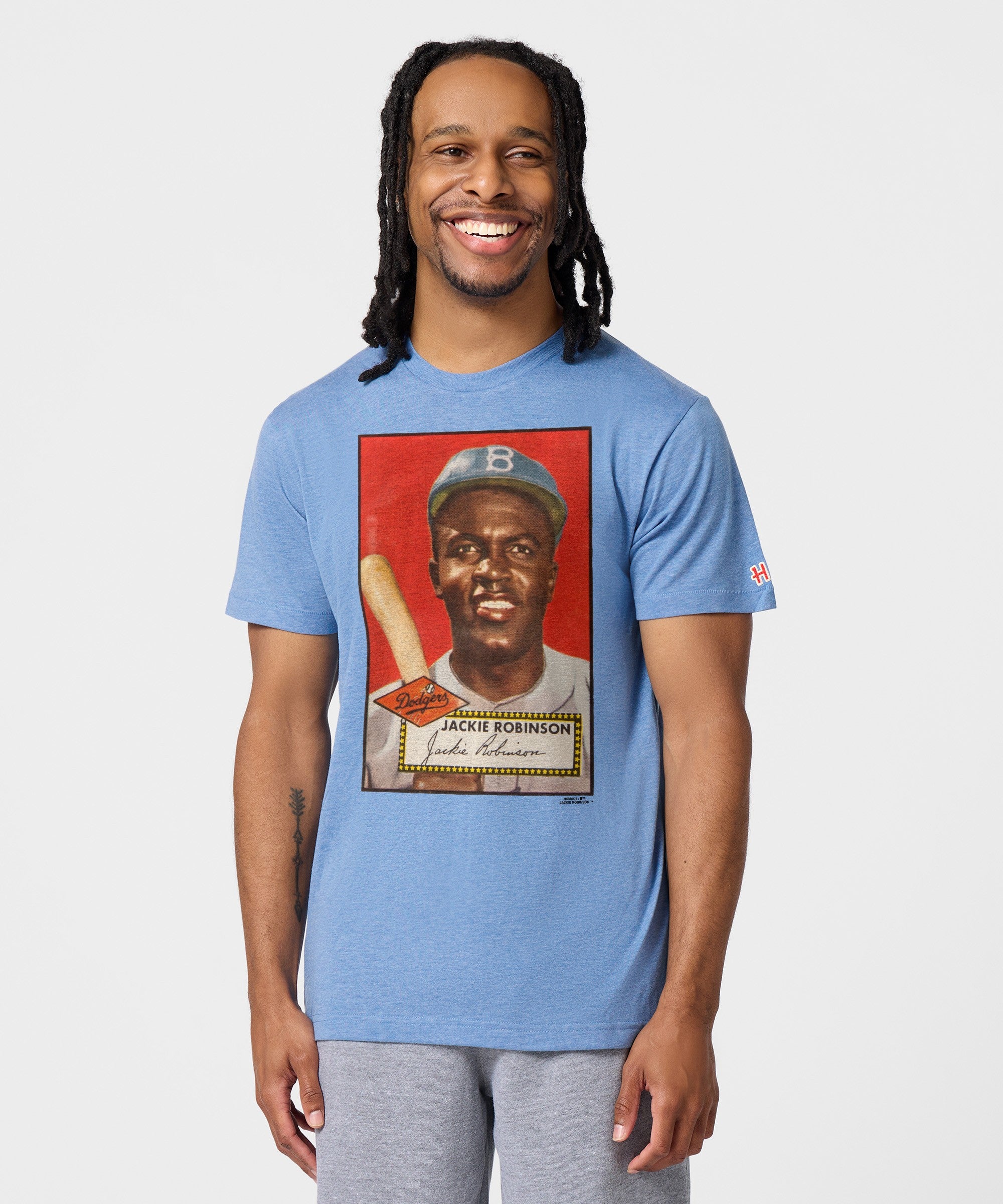 1952 Topps Baseball Jackie Robinson Dodgers