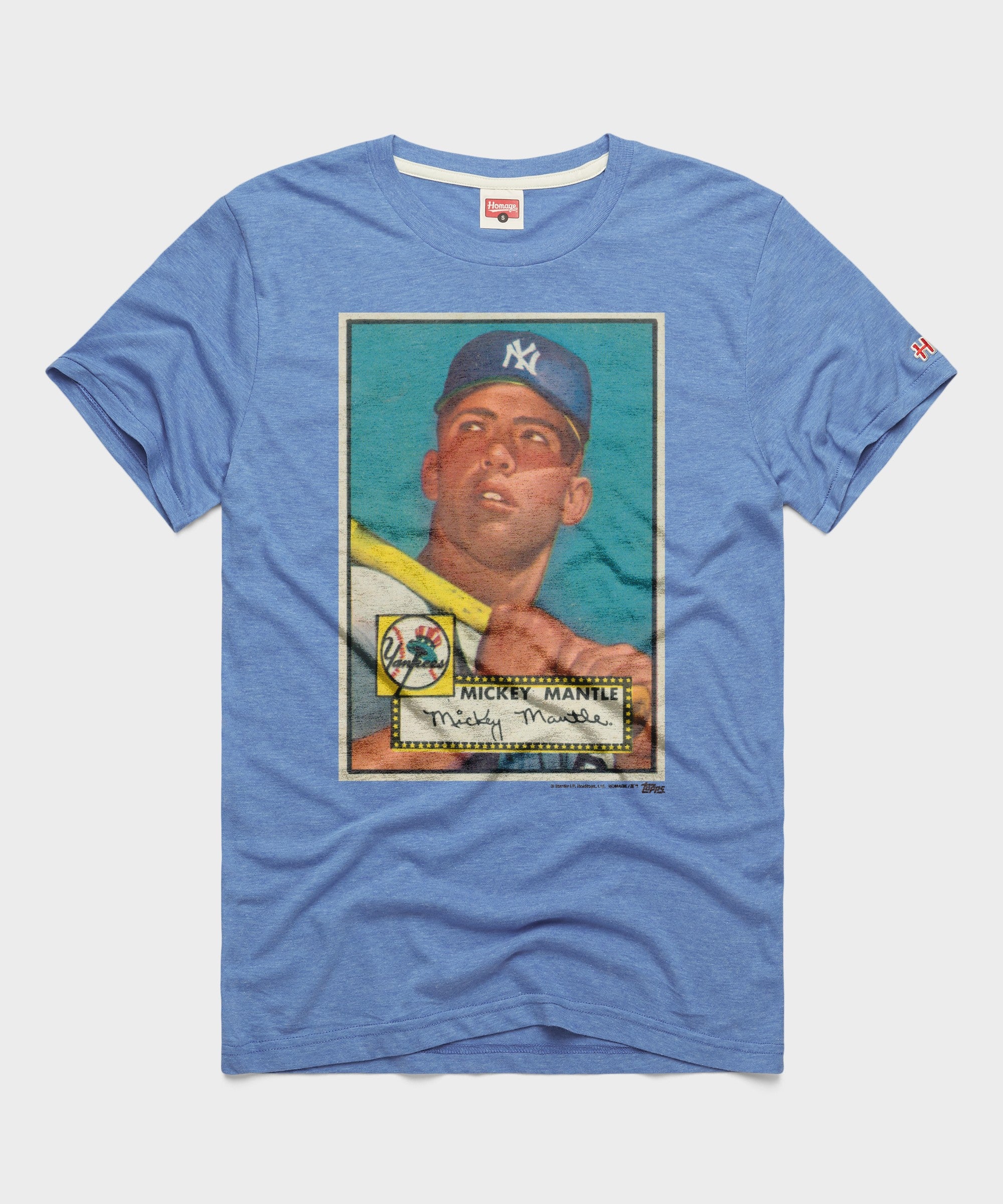 1952 Topps Baseball Mickey Mantle Yankees