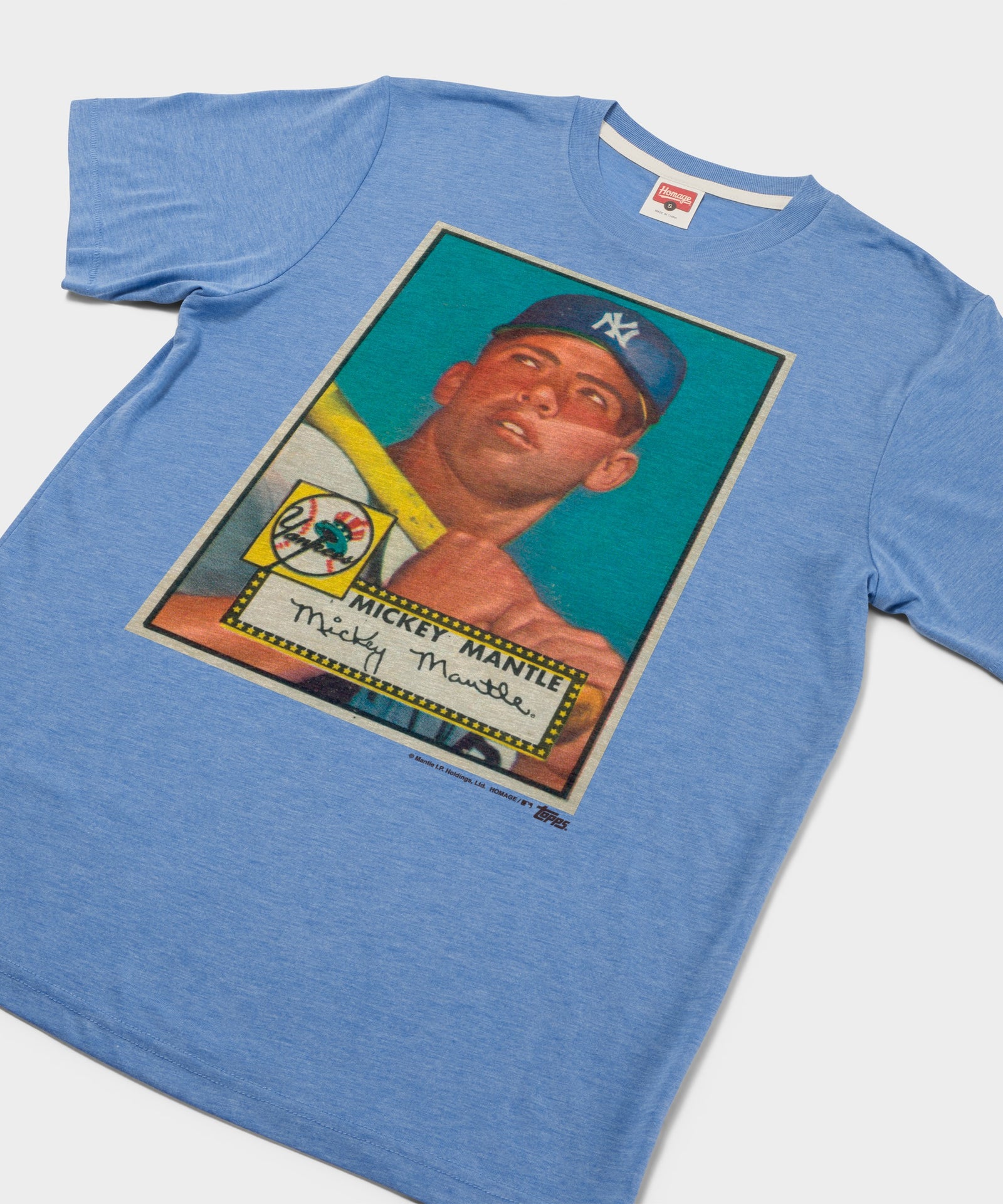 1952 Topps Baseball Mickey Mantle Yankees