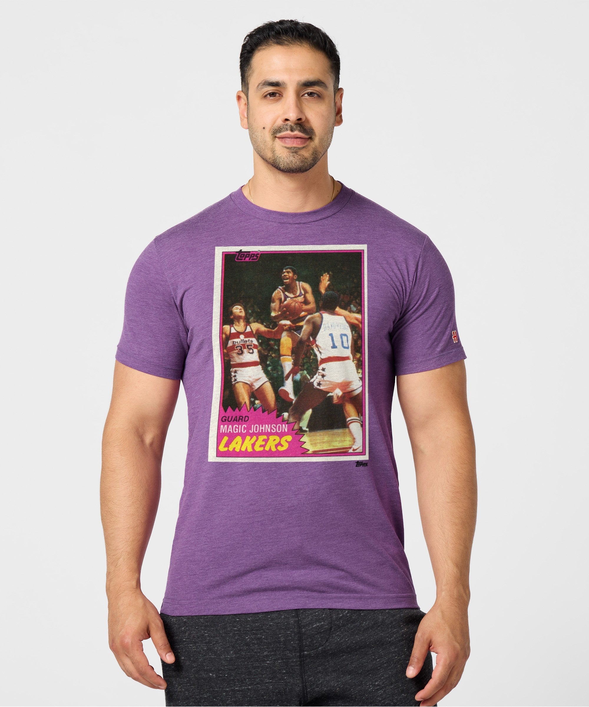 1981 Topps Basketball Magic Johnson Lakers::Royal Purple
