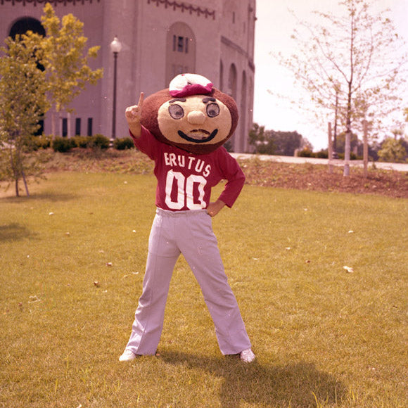1983 Brutus Buckeye. Courtesy of The Ohio State University Archives. 