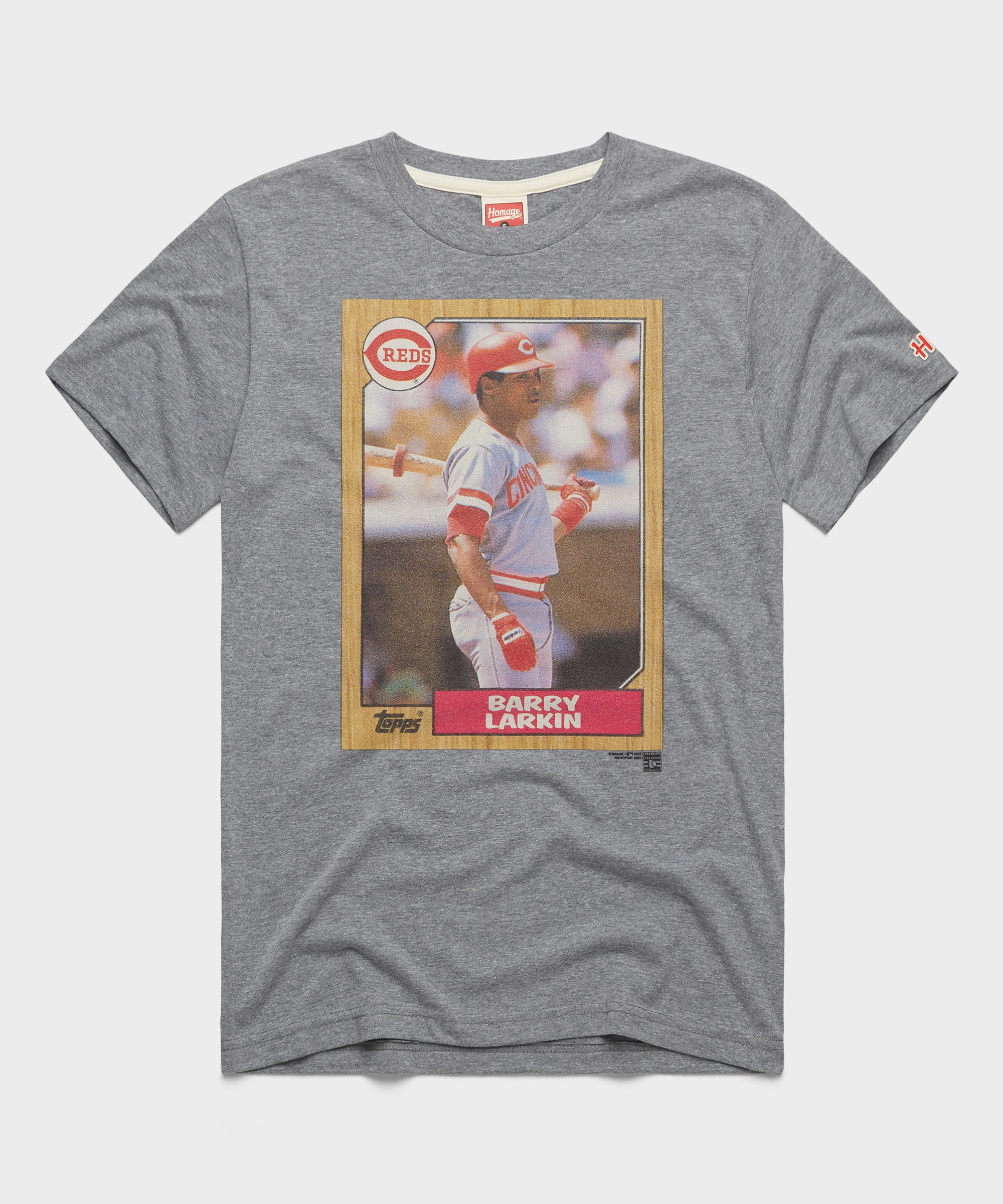 1987 Topps Baseball Barry Larkin Reds