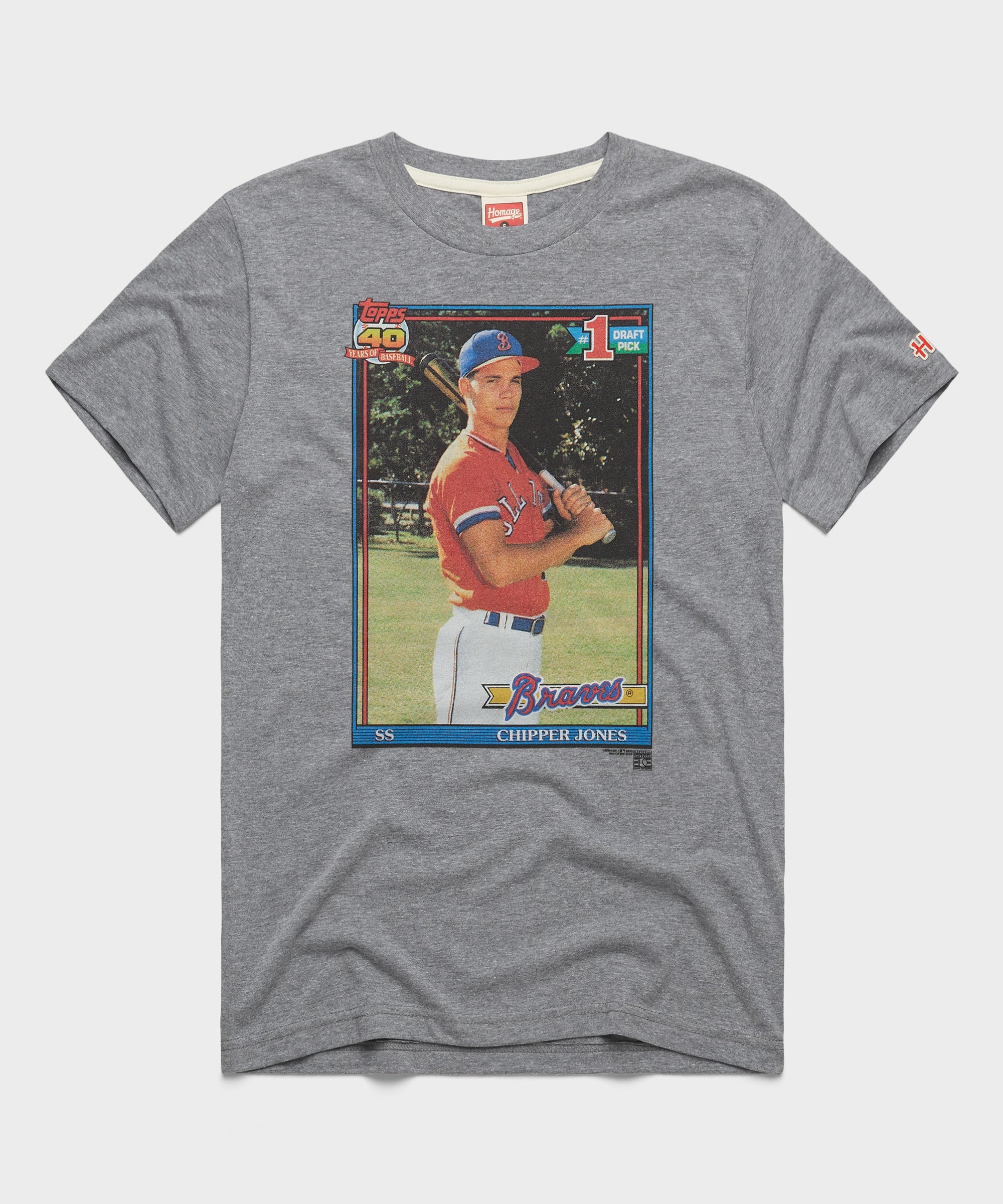 1991 Topps Baseball Chipper Jones Braves