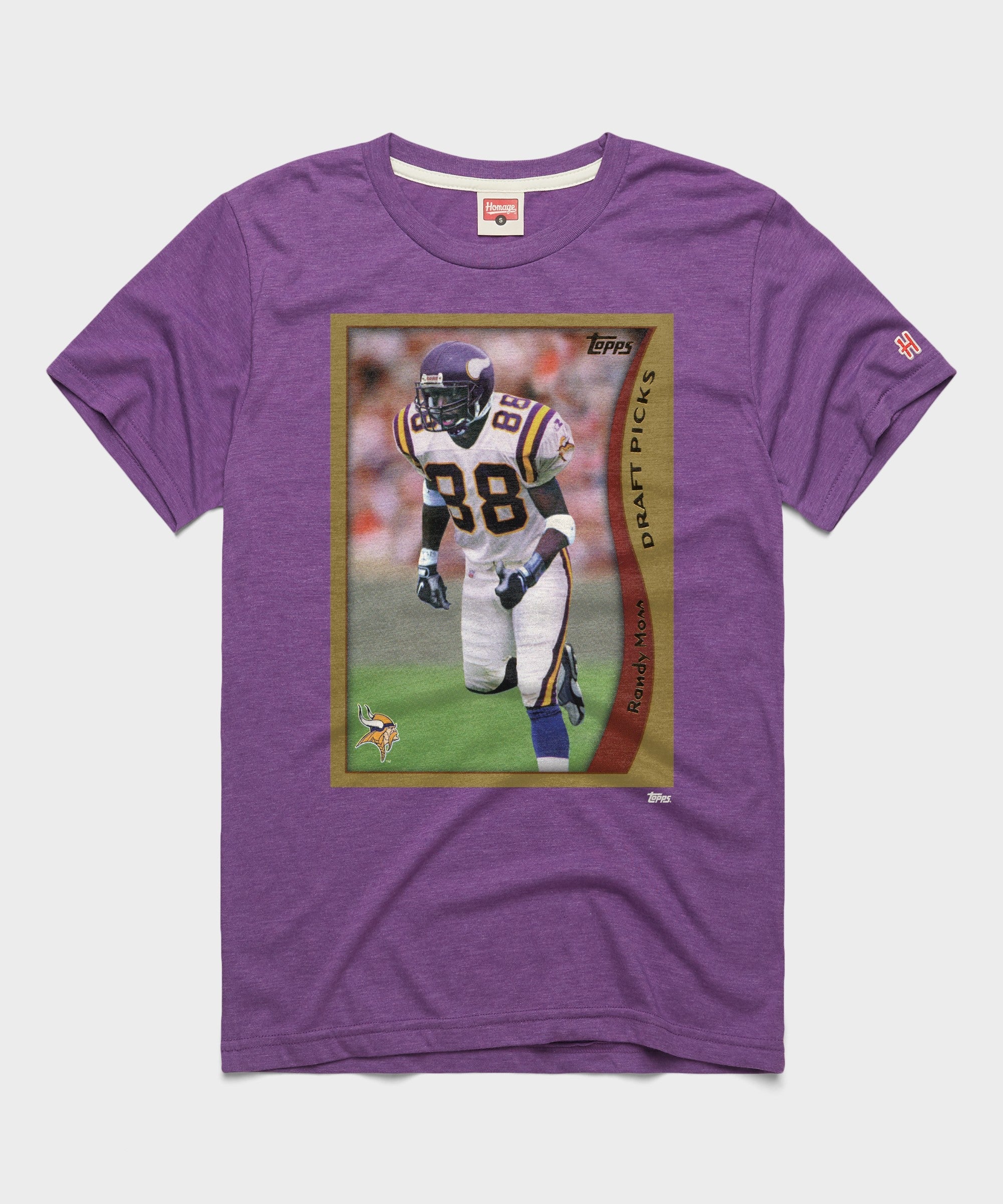 1998 Topps Football Randy Moss Vikings Royal Purple