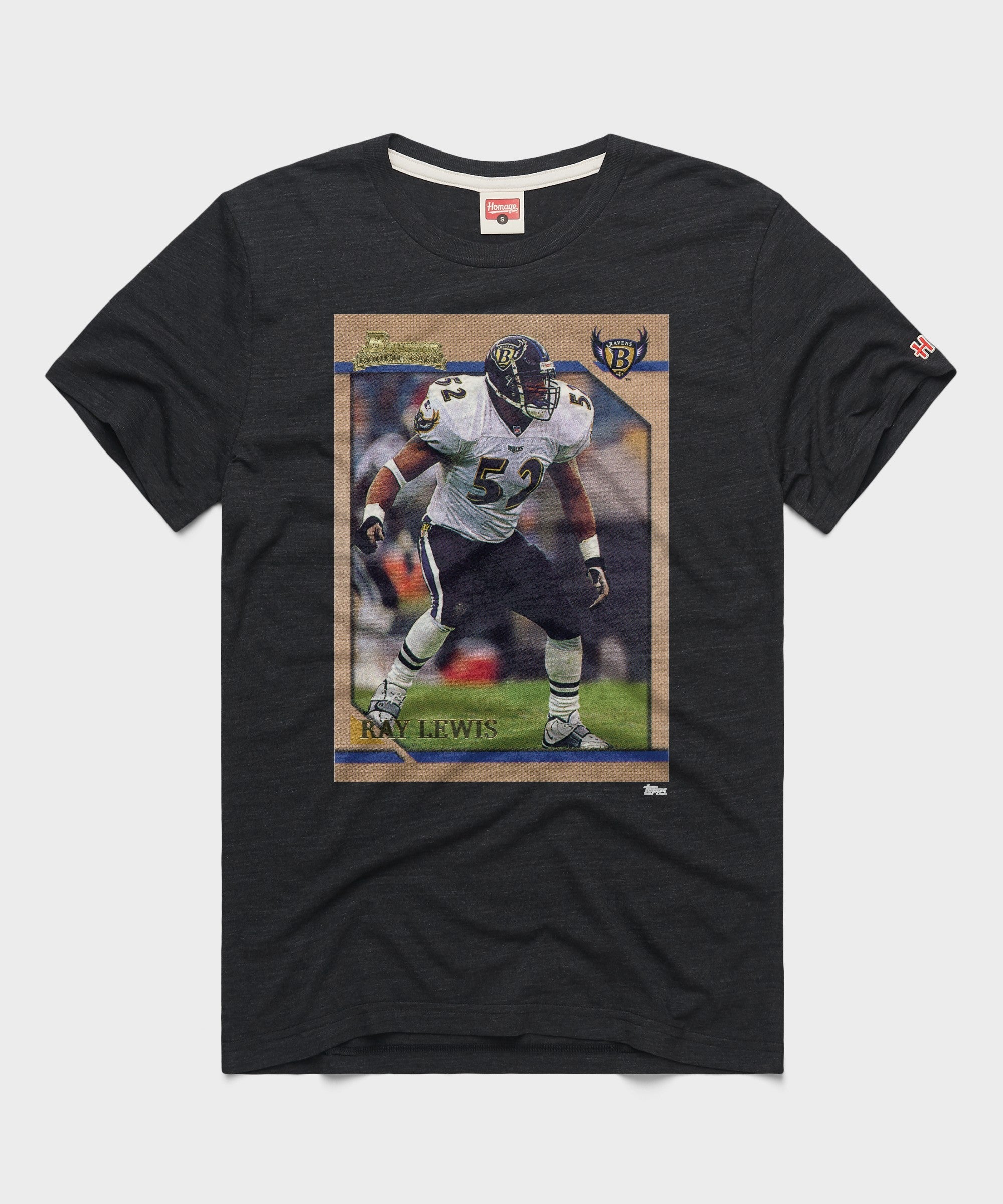 2001 Bowman Ray Lewis Ravens Charcoal