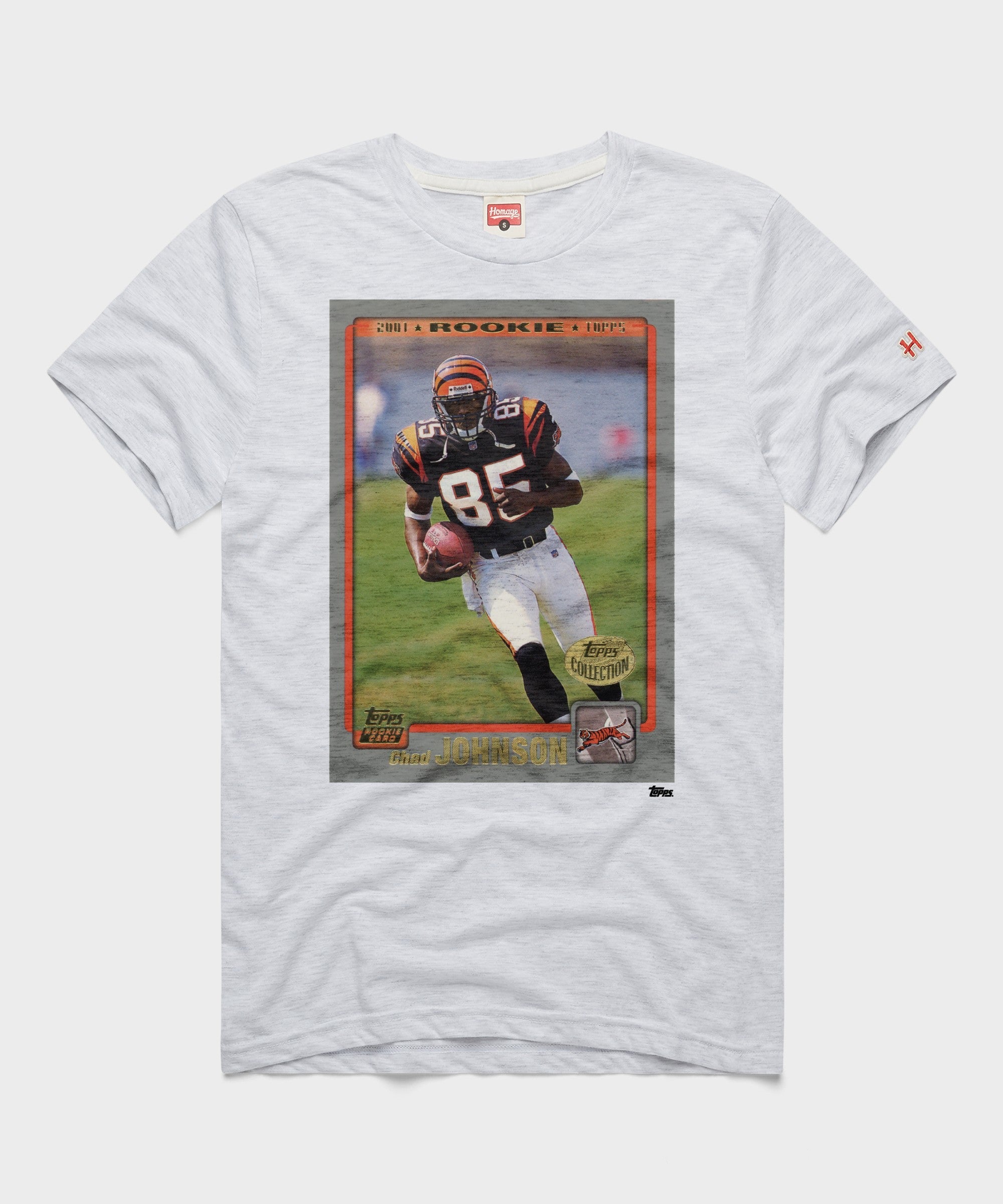 2001 Topps Football Chad Johnson Bengals Ash