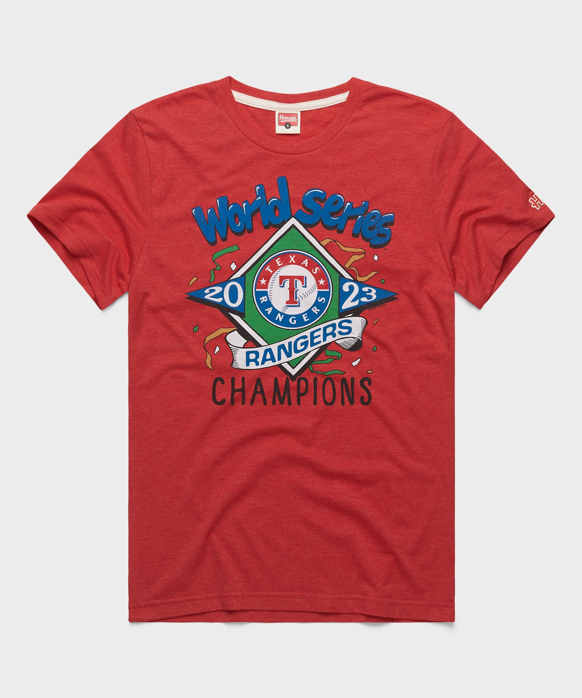 2023 World Series Champions Rangers Red