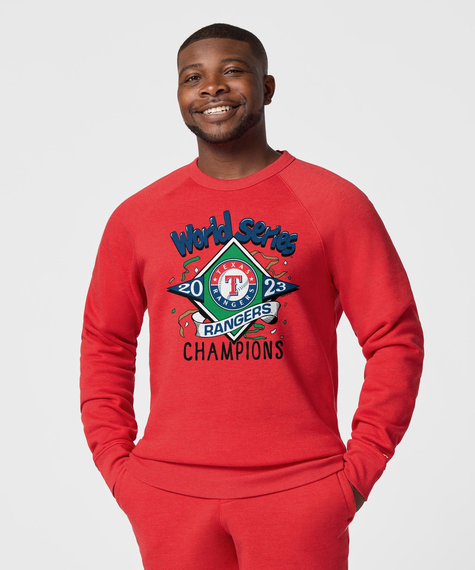 2023 World Series Champions Rangers Crewneck