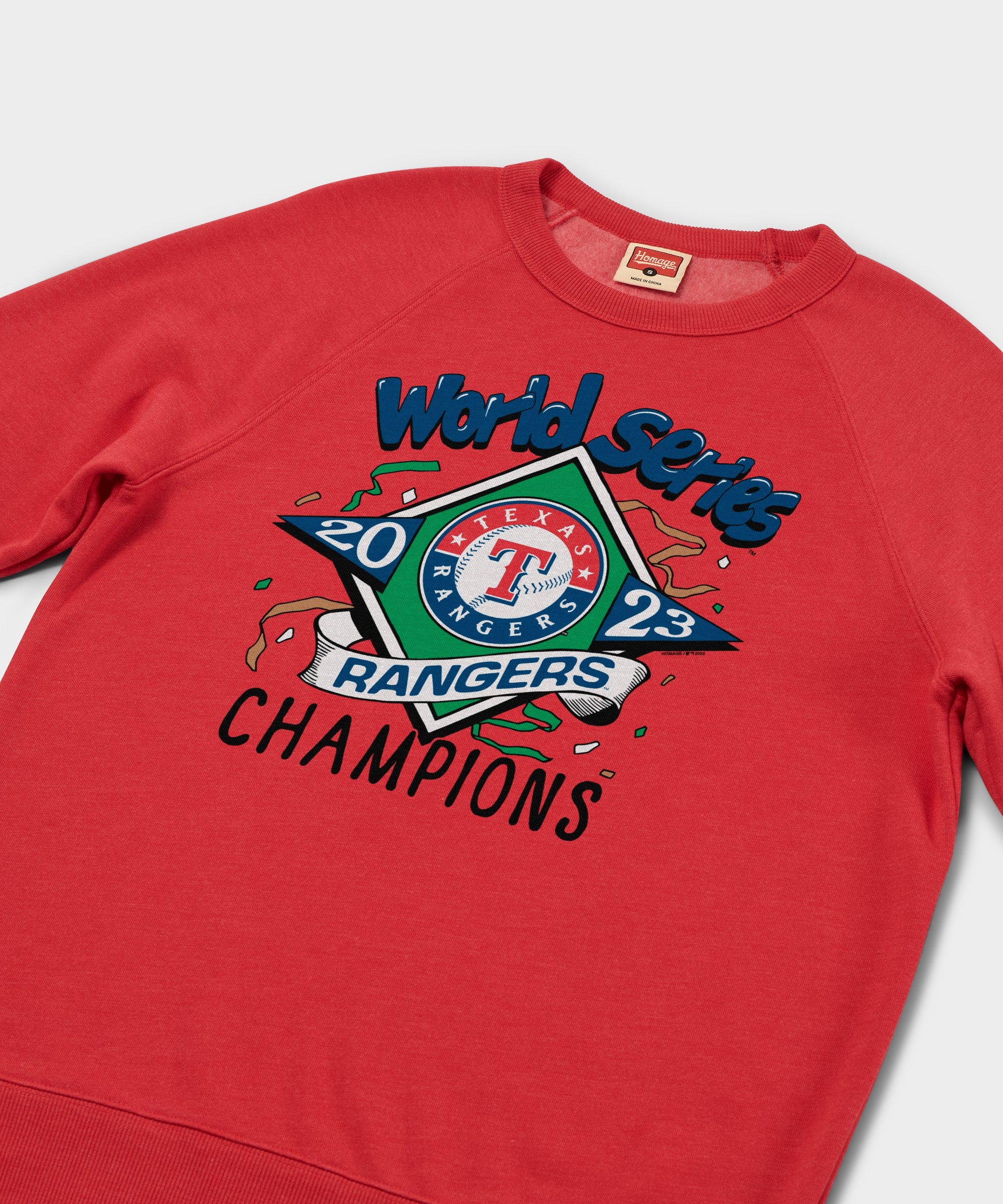 2023 World Series Champions Rangers Crewneck