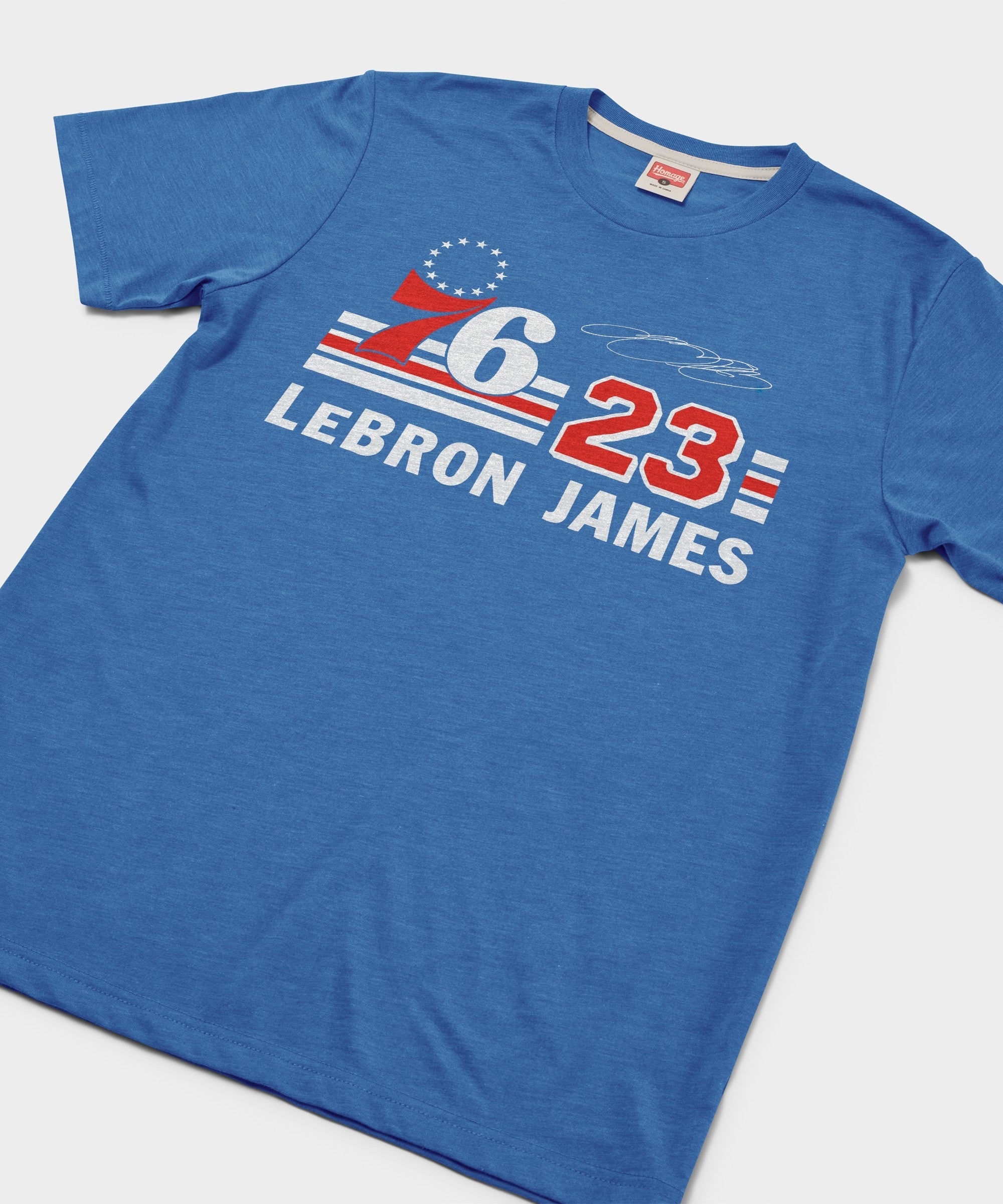 76ers LeBron James Signature Jersey