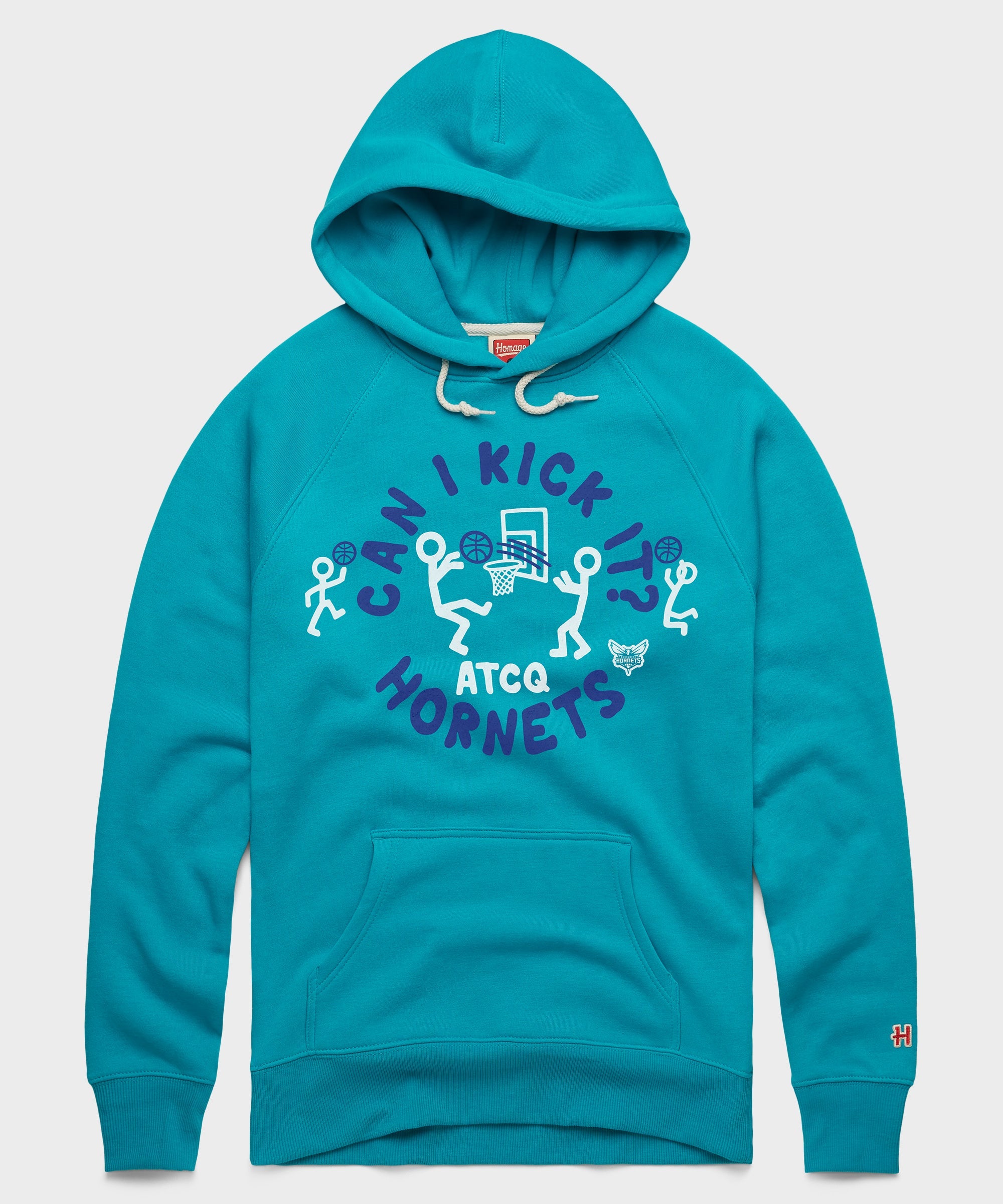 A Tribe Called Quest x Charlotte Hornets Can I Kick It? Hoodie Teal