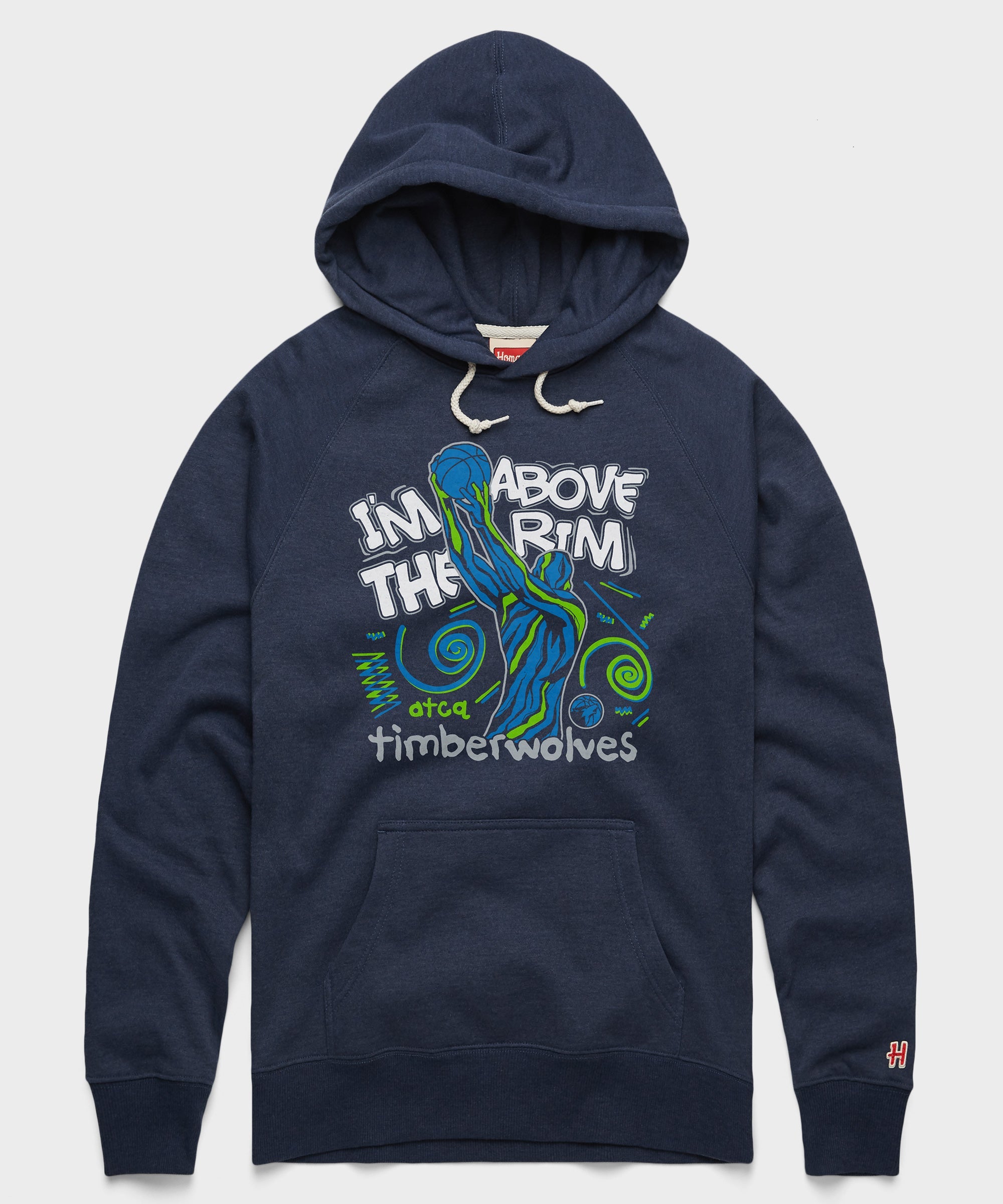 A Tribe Called Quest x Minnesota Timberwolves I'm Above The Rim Hoodie Navy