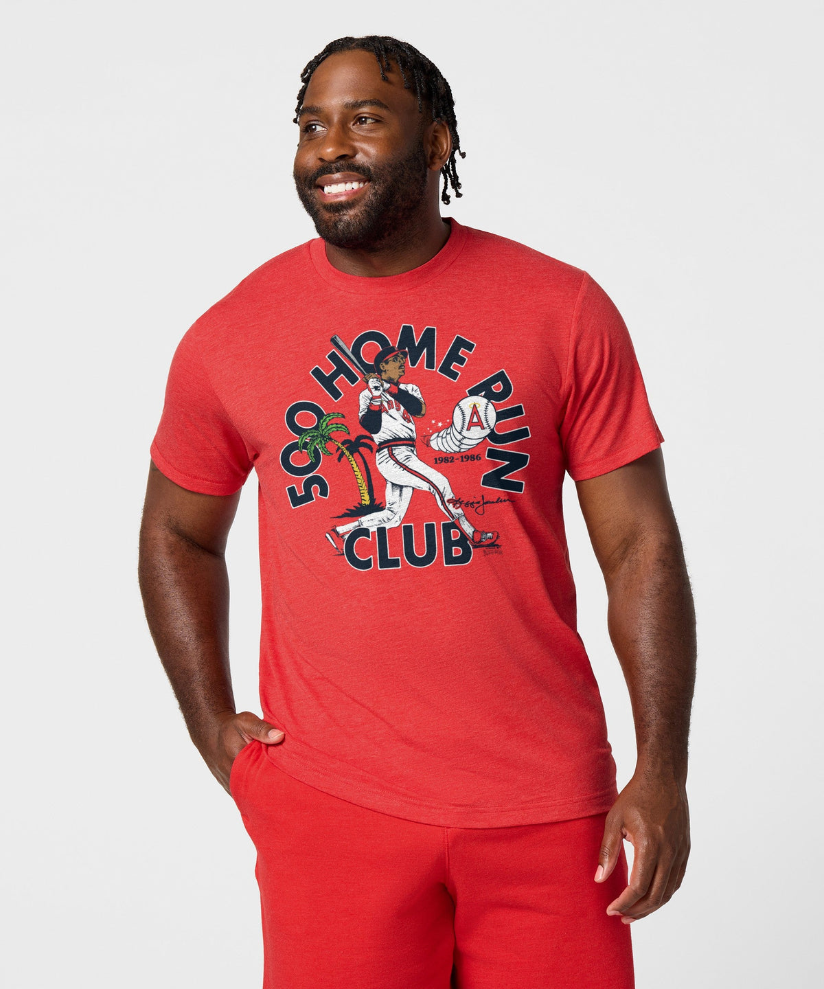 Angels Reggie Jackson 500 Home Run Club