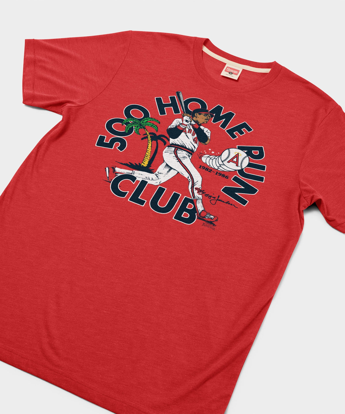 Angels Reggie Jackson 500 Home Run Club