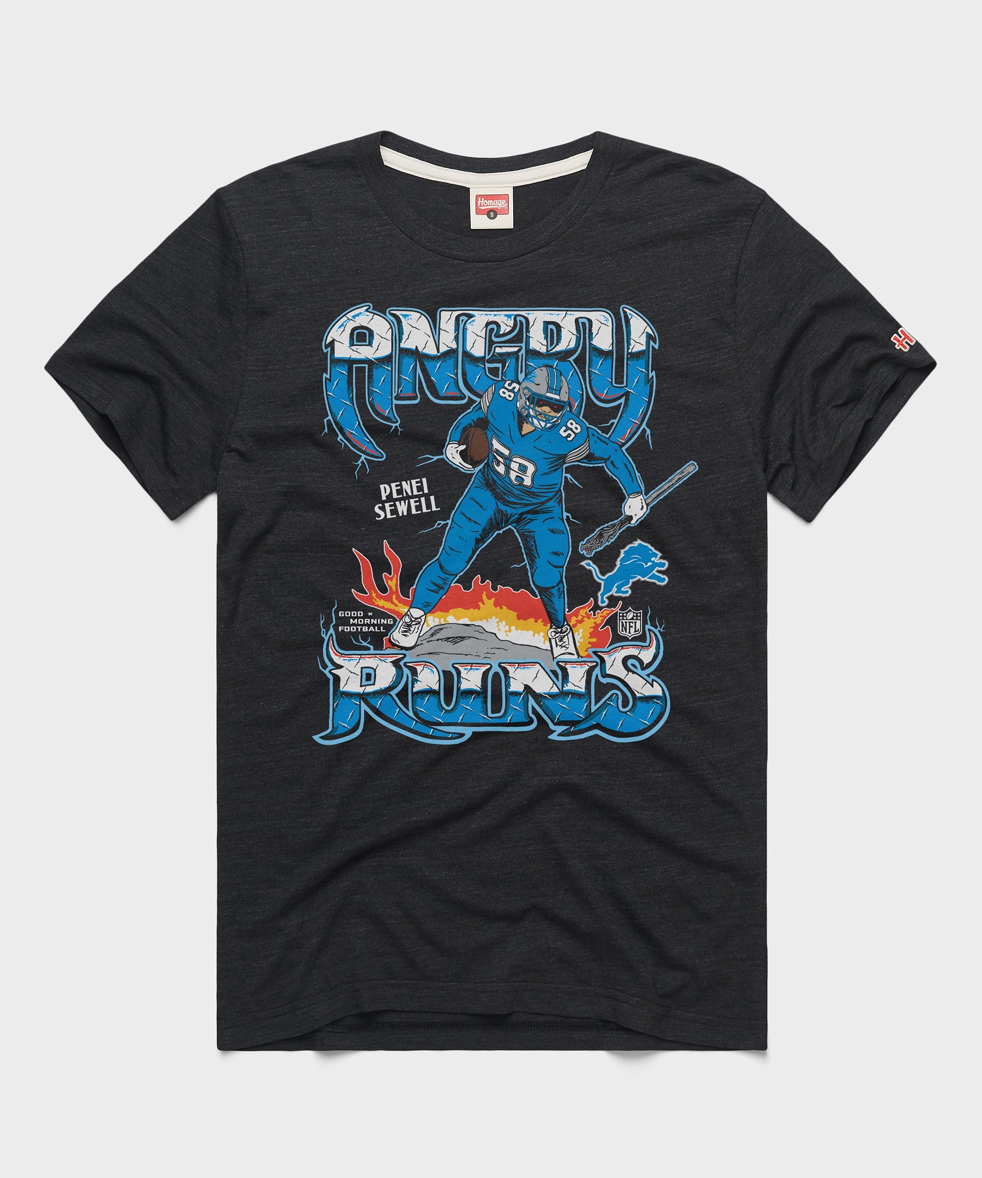 Angry Runs 2024 Lions Penei Sewell