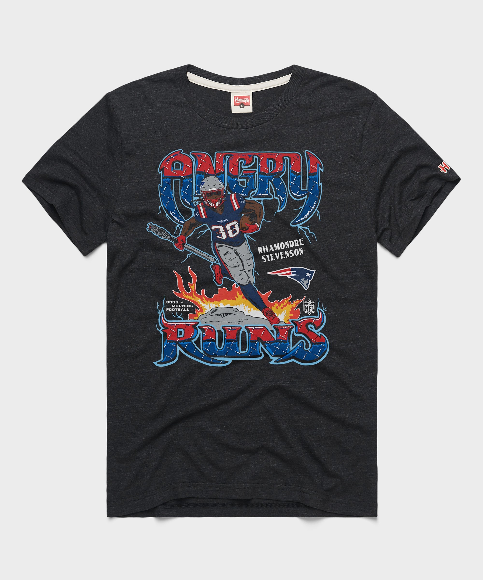 Angry Runs 2024 Patriots Rhamondre Stevenson