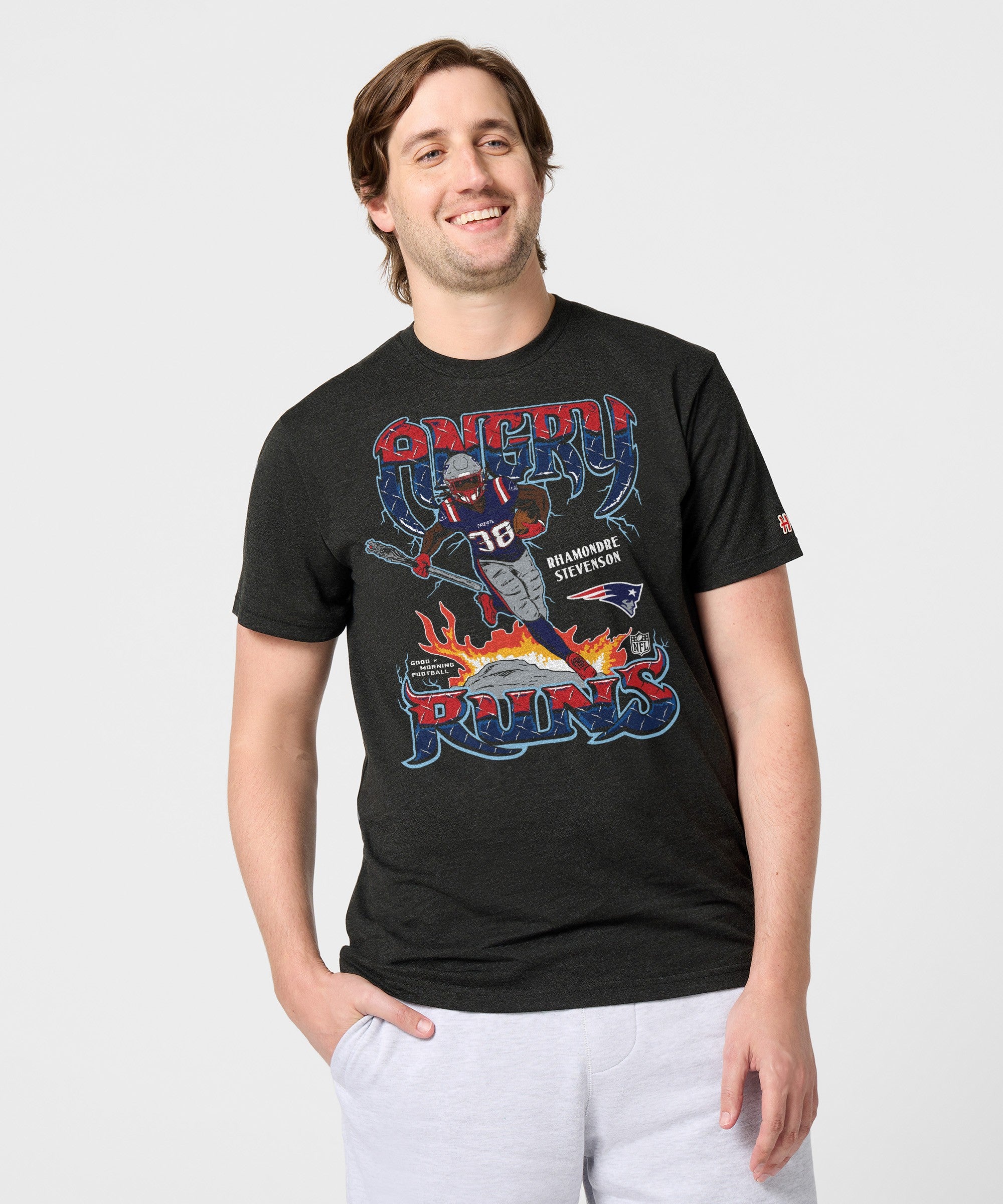 Angry Runs 2024 Patriots Rhamondre Stevenson