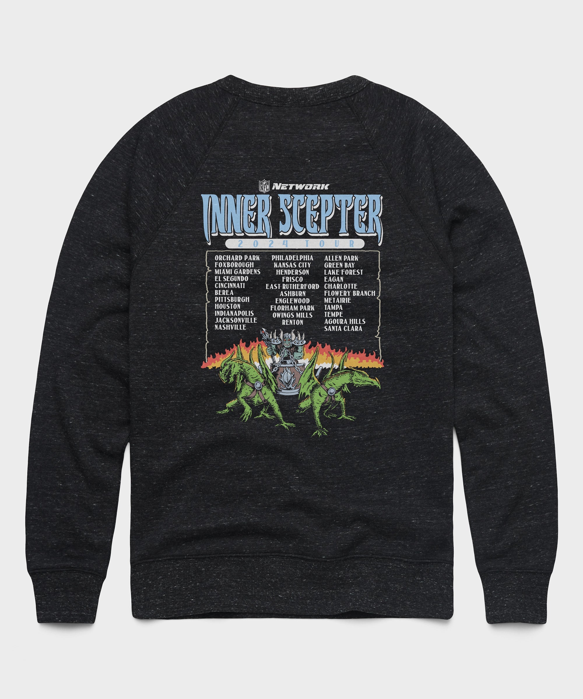 Angry Runs 2024 Tour Crewneck