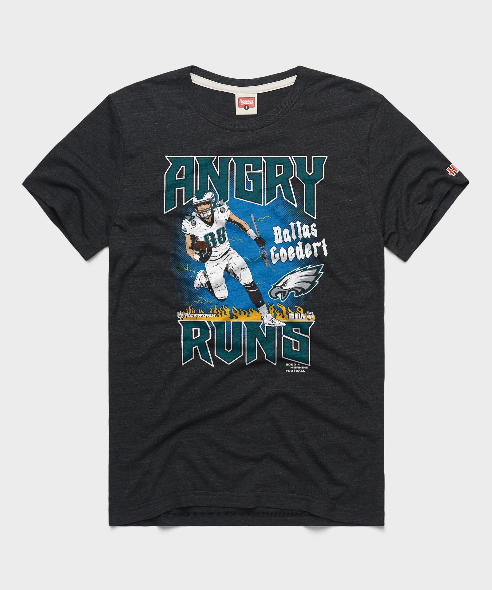 Angry Runs Eagles Dallas Goedert