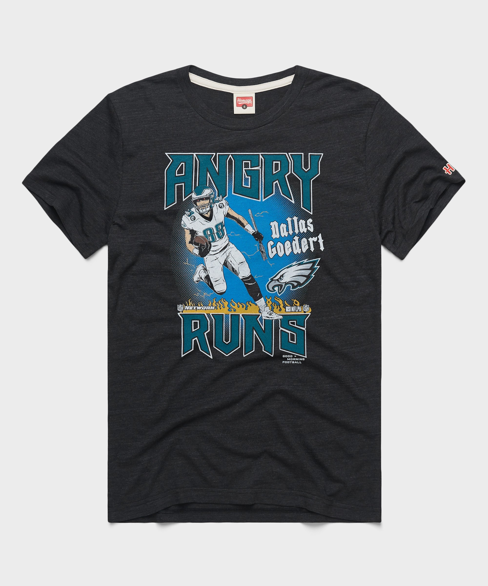 Angry Runs Eagles Dallas Goedert